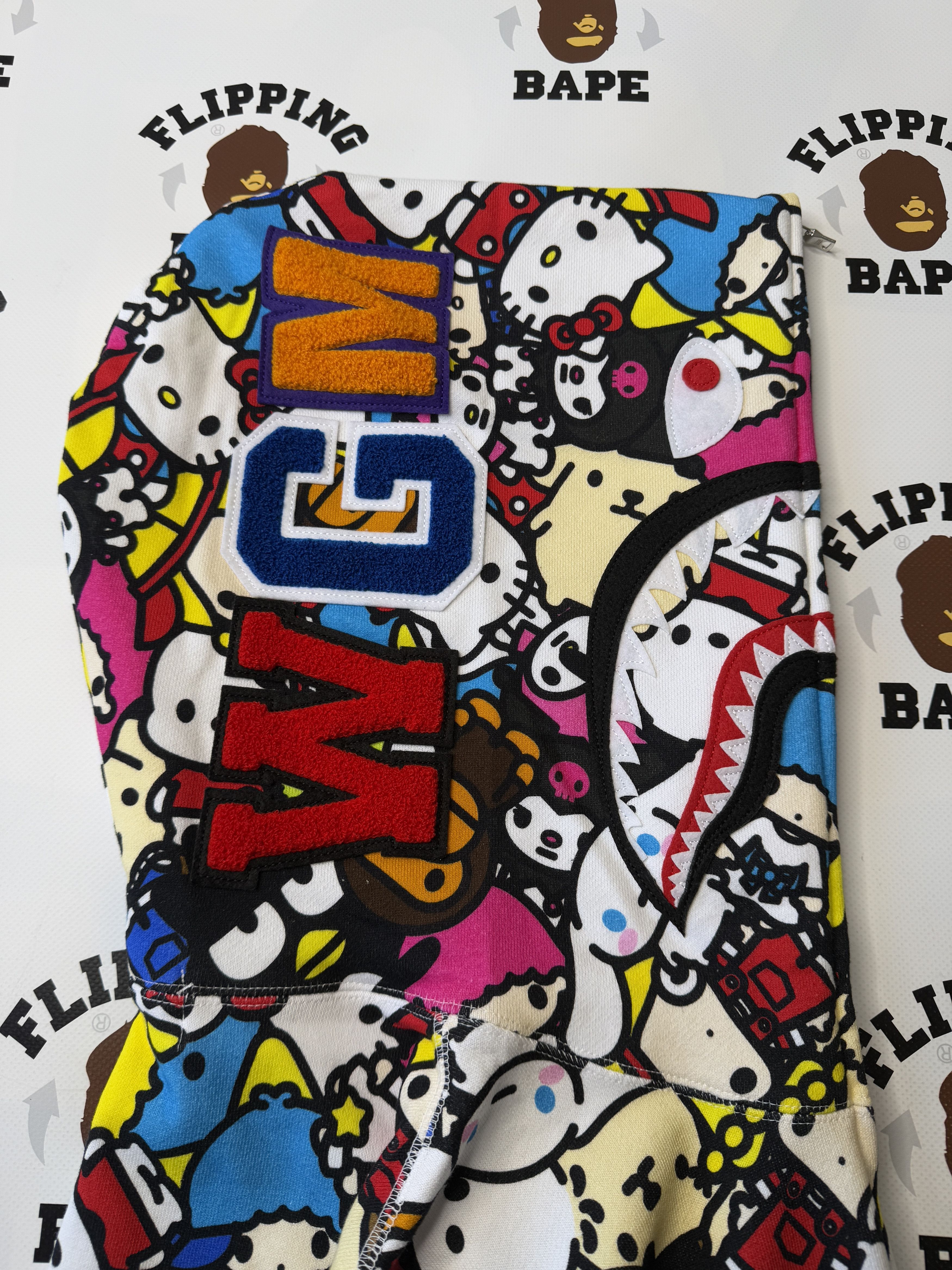 Bape BAPE BABY MILO X SANRIO CHARACTERS SHARK FULL ZIP HOODIE Size US XS / EU 42 / 0 - 4 Thumbnail