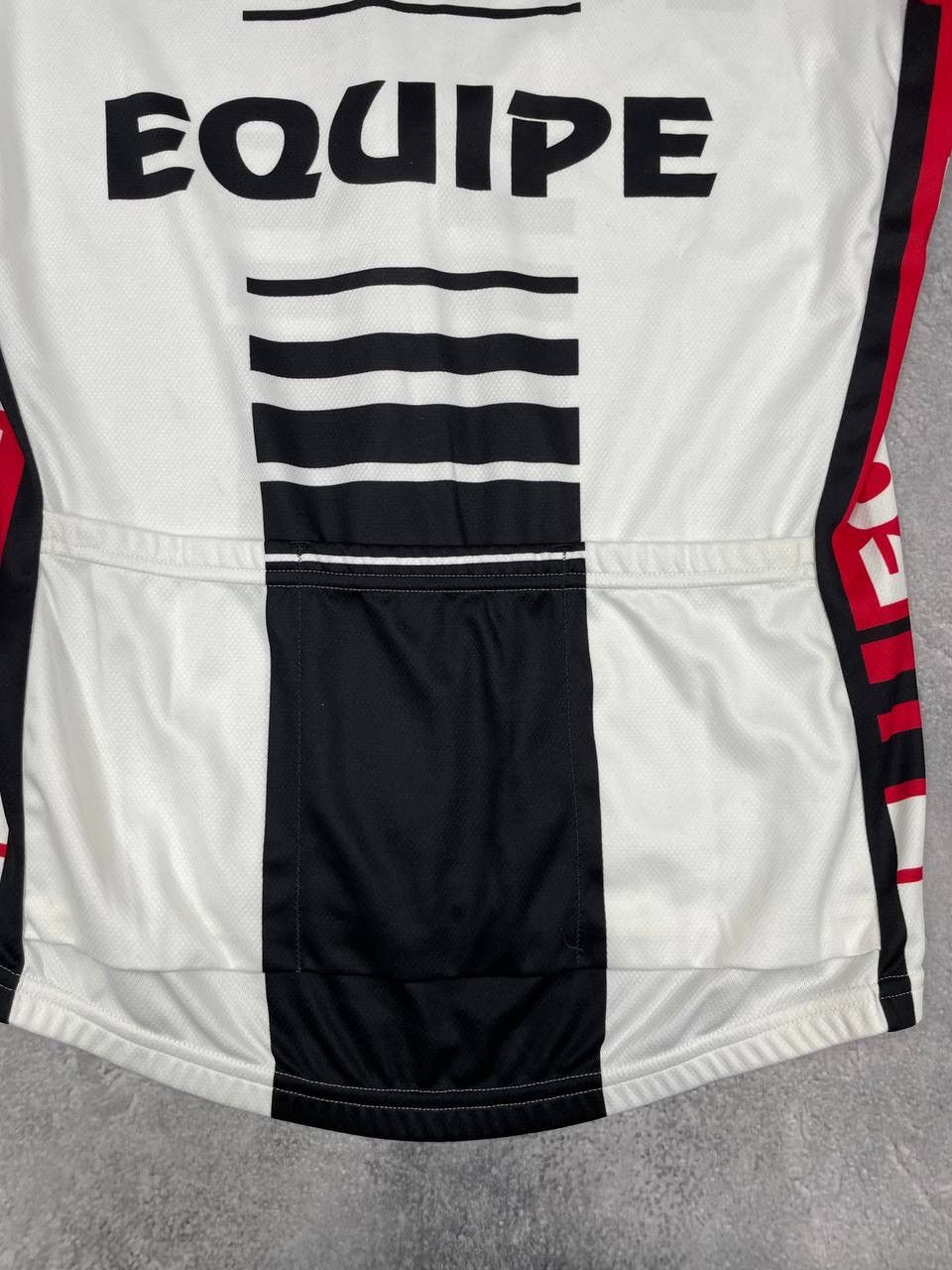 Other Santini Equipe Men Cycling Jersey Short Sleeve White Black Size US L / EU 52-54 / 3 - 8 Thumbnail