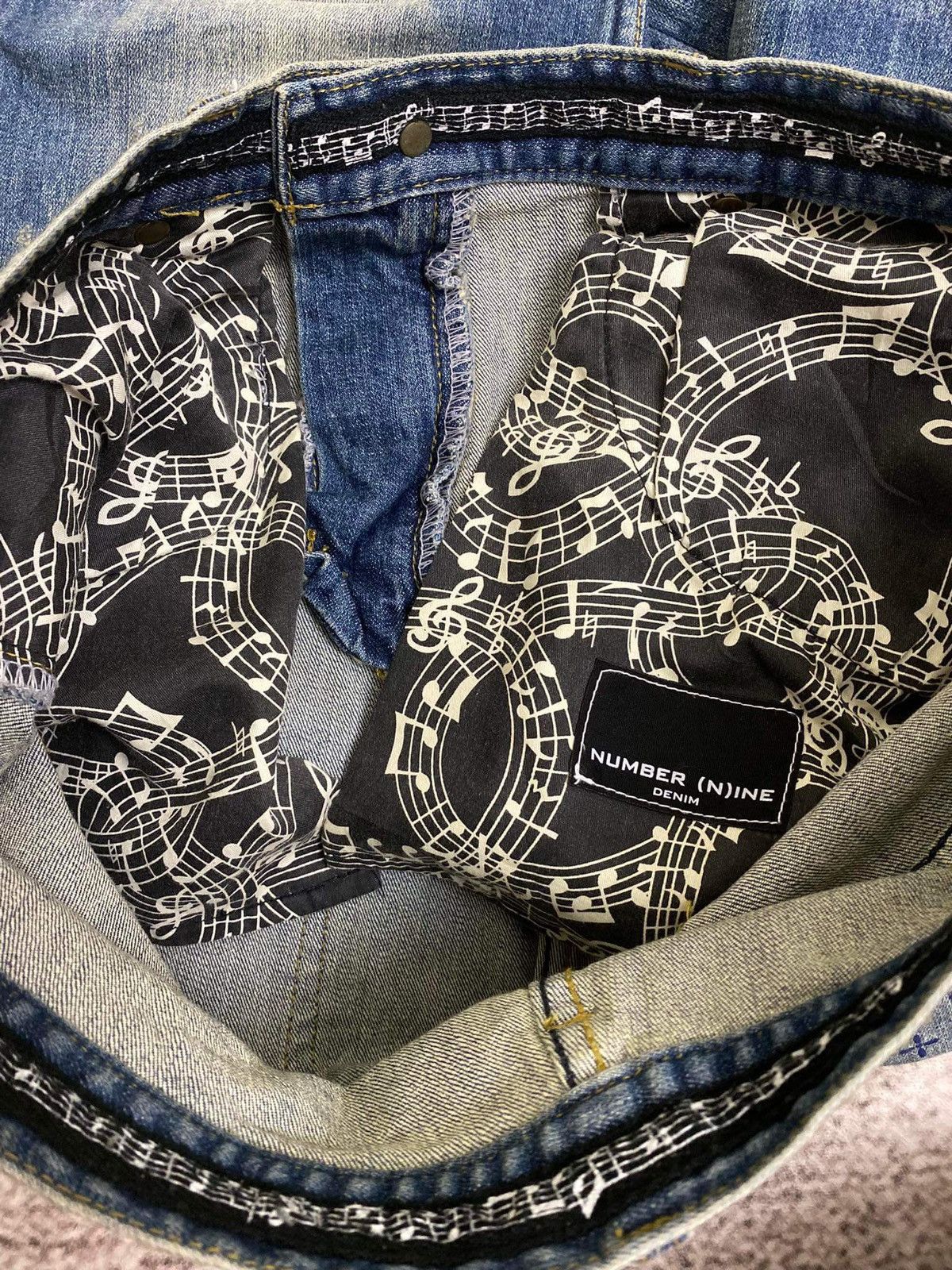 Number (N)ine 🔥NUMBER NINE PATCHWORKS PAINTER DENIM Size US 33 - 10 Thumbnail