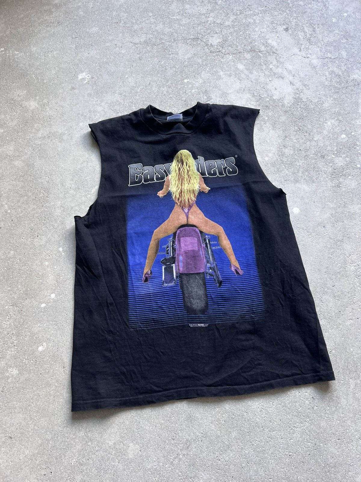 Harley Davidson Vintage 1996 EasyRiders Biker Tee Asheville Size US L / EU 52-54 / 3 - 7 Thumbnail