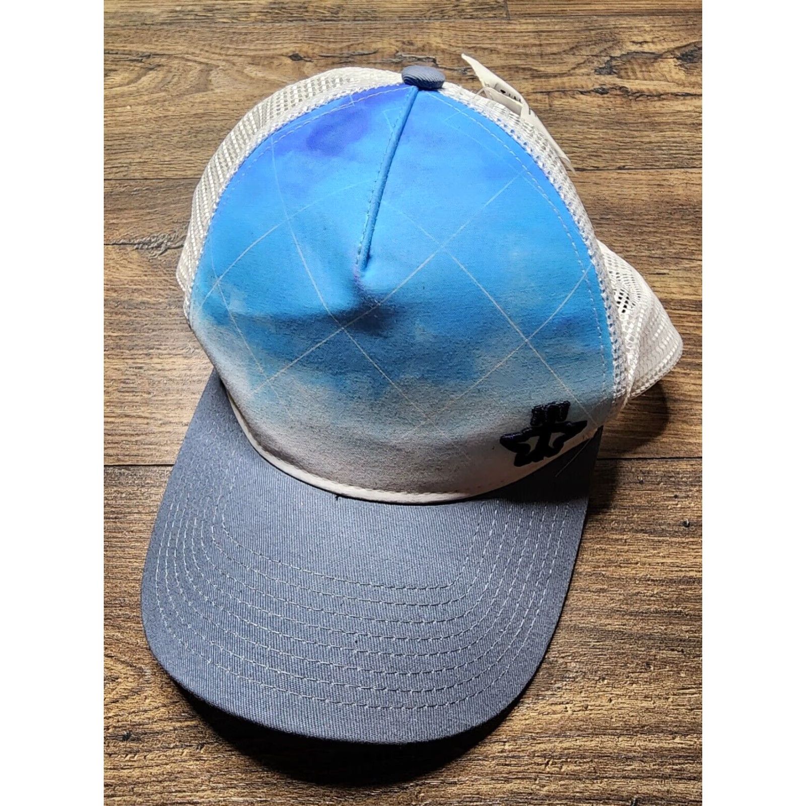 Vintage Tin Haul Rodeo Cowboy Sublimated Blue Snapback Baseball Cap Hat BK Size ONE SIZE - 5 Thumbnail