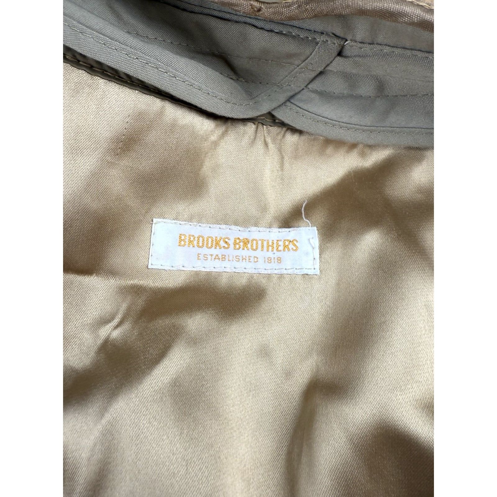 Brooks Brothers VINTAGE Brooks Brothers Trench Coat Jacket Mens Size 40 S Zip Wool Liner Size US XXS / EU 40 - 2 Thumbnail