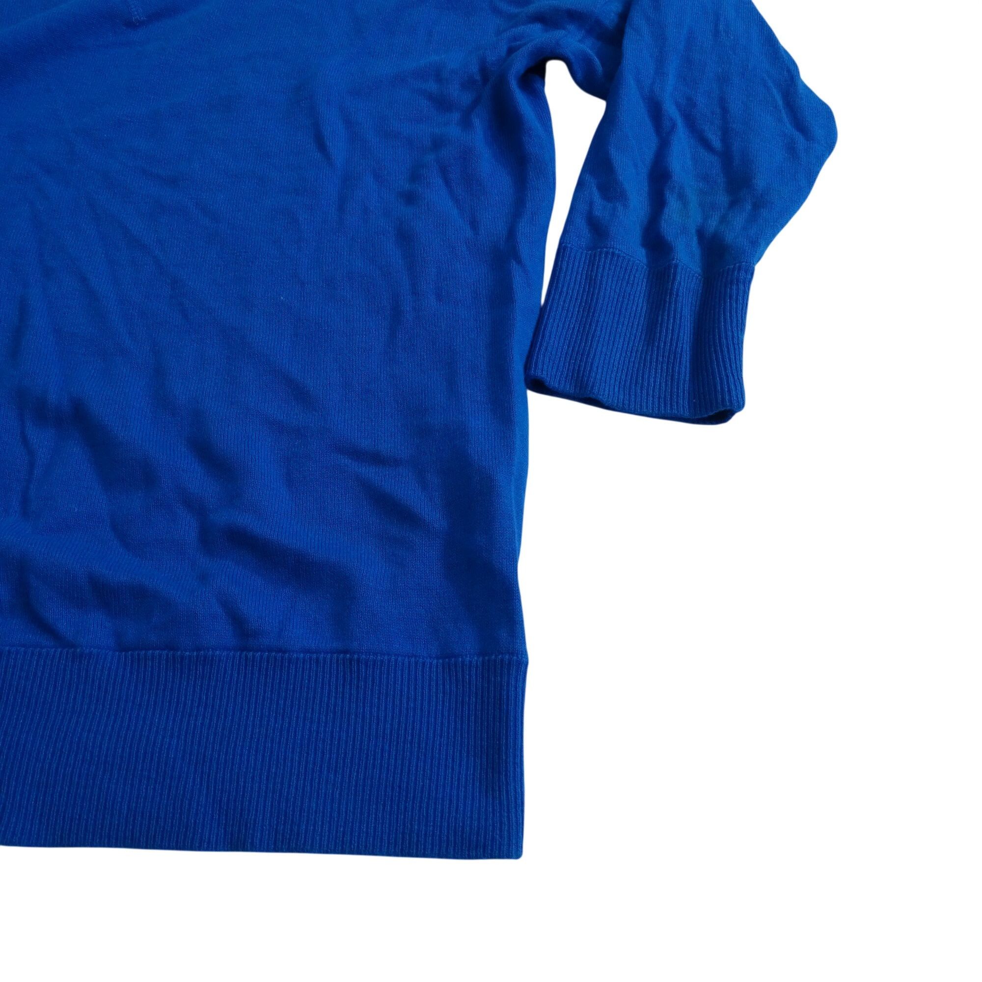 American Eagle Outfitters American Eagle Outfitters Blue 3/4 Sleeve Sweater Size M Size M / US 6-8 / IT 42-44 - 3 Thumbnail