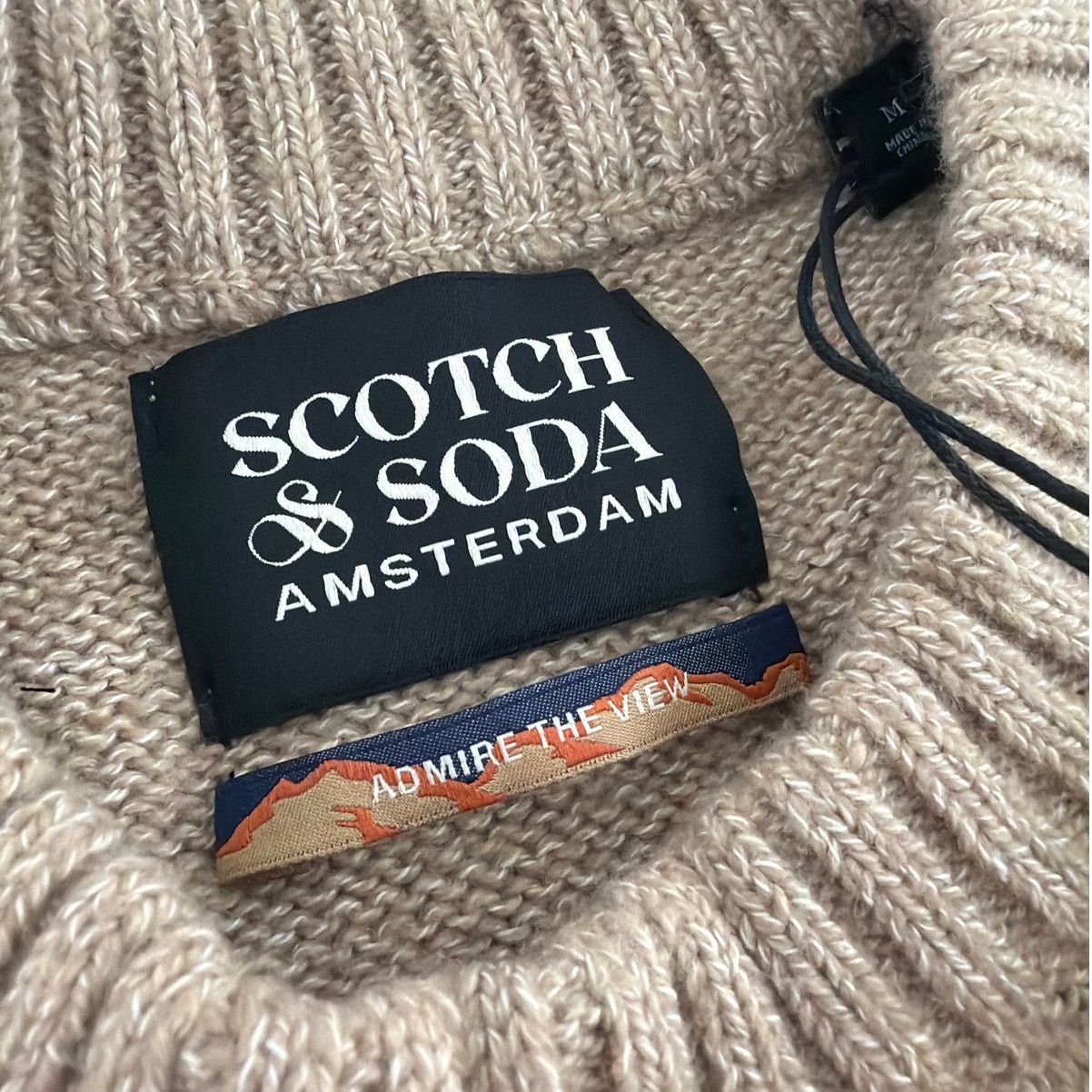 Scotch & Soda Scotch & Soda Mountain Tannin Loose Fit Pullover Sweater M Size US M / EU 48-50 / 2 - 7 Thumbnail