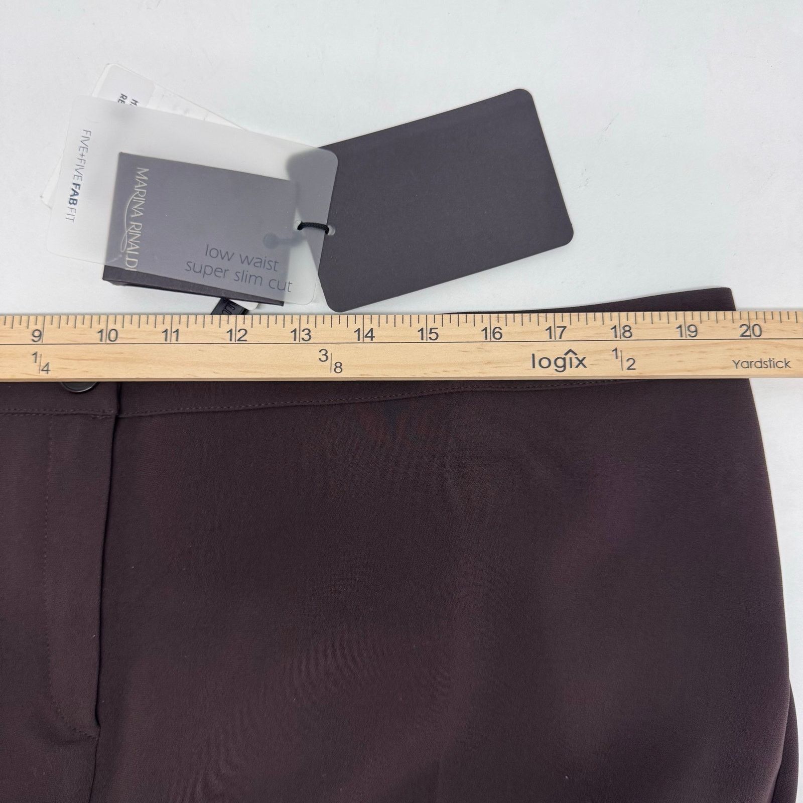 Marina Rinaldi NWT Marina Rinaldi Reame Cigarette Pants Brown Plus Size 20 Size 42" / US 20 - 5 Thumbnail