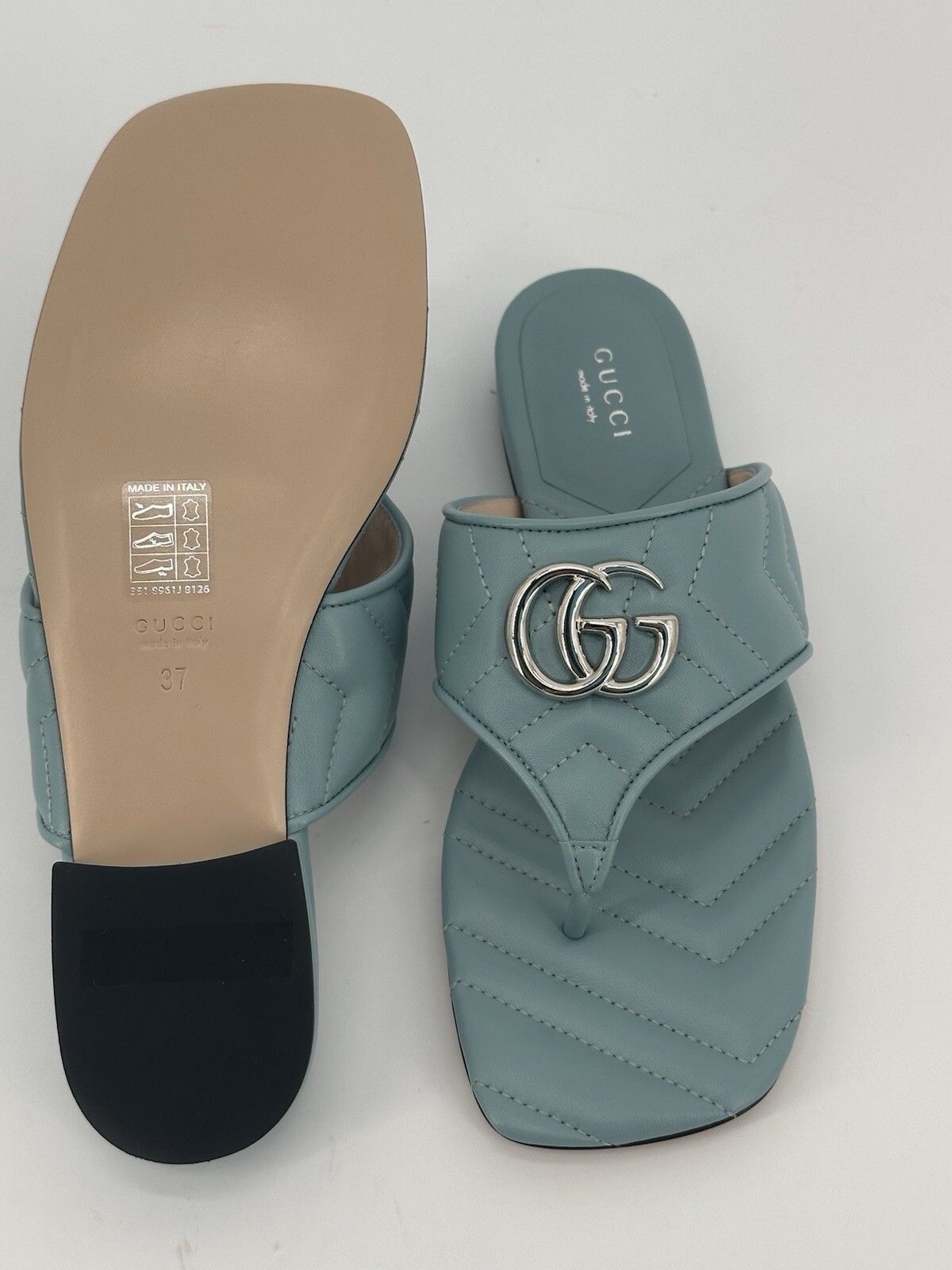 Gucci New Gucci Marmont Sandals Size-IT-37 /US-7 Size US 7 / IT 37 - 8 Thumbnail