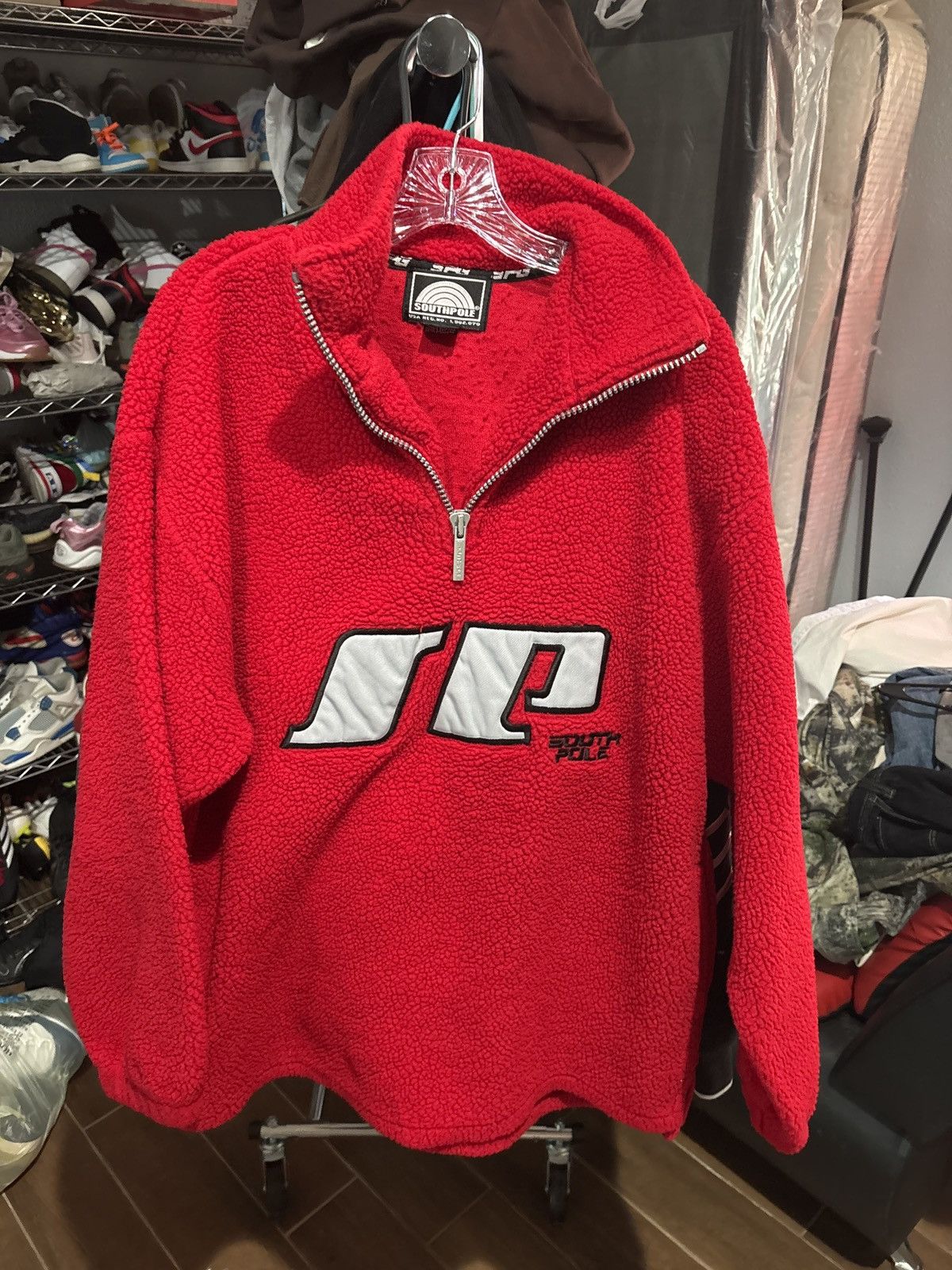 Southpole South Pole Red Crew Neck Sweater Size US M / EU 48-50 / 2 - 5 Thumbnail