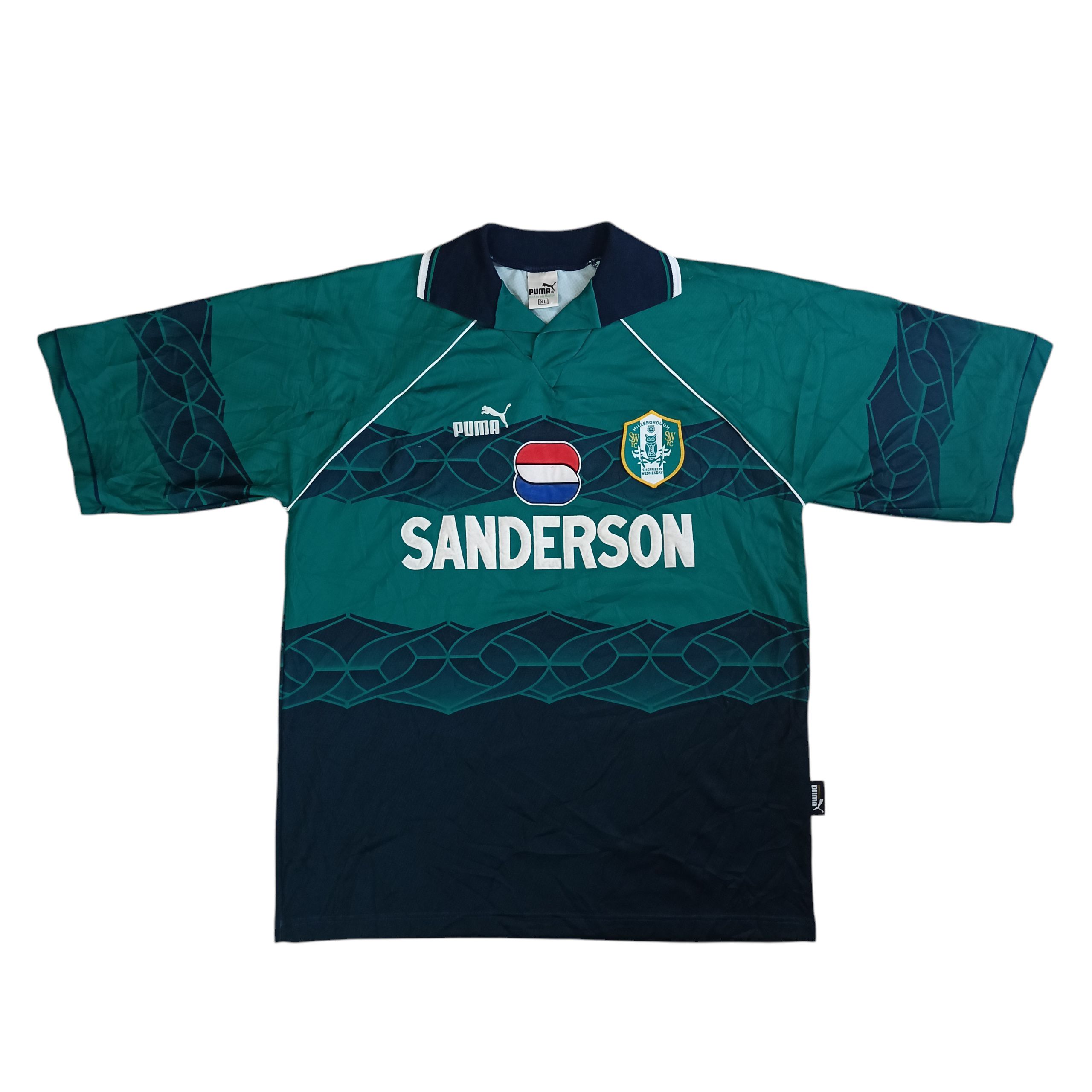 Vintage AUTHENTIC VINTAGE 95/97 SHEFFIELD WEDNESDAY AWAY JERSEY Size US XL / EU 56 / 4 - 1 Thumbnail