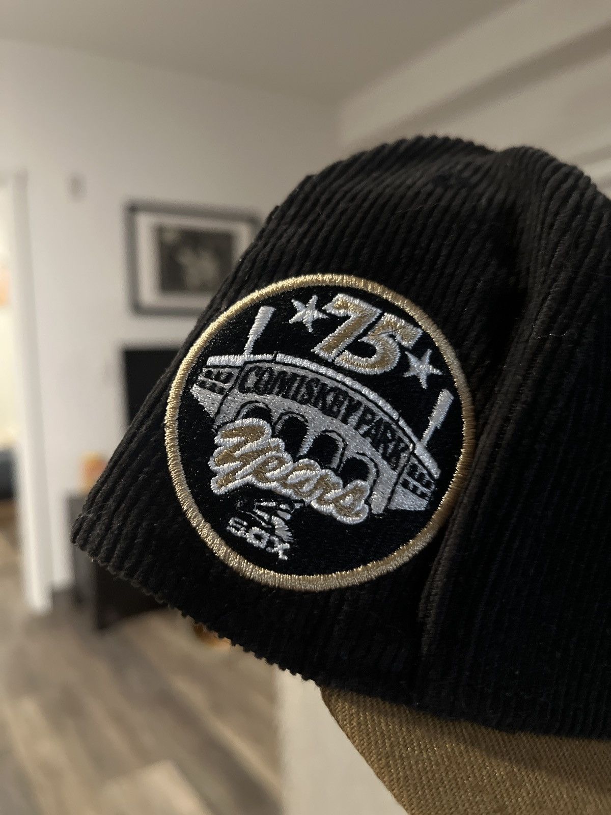 New Era White Sox Corduroy New Era Fitted 7 3/8 Size ONE SIZE - 5 Thumbnail