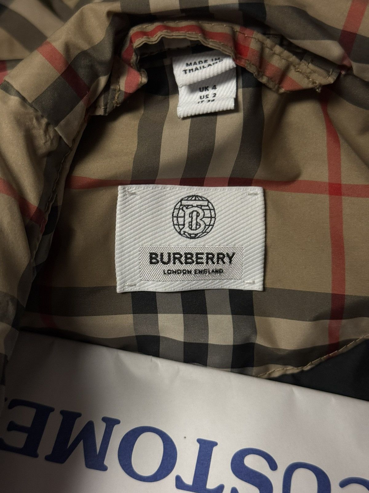 Burberry Size 4UK/2US (XS) - Burberry Vintage Check Hooded Jacket Size XS / US 0-2 / IT 36-38 - 14 Thumbnail
