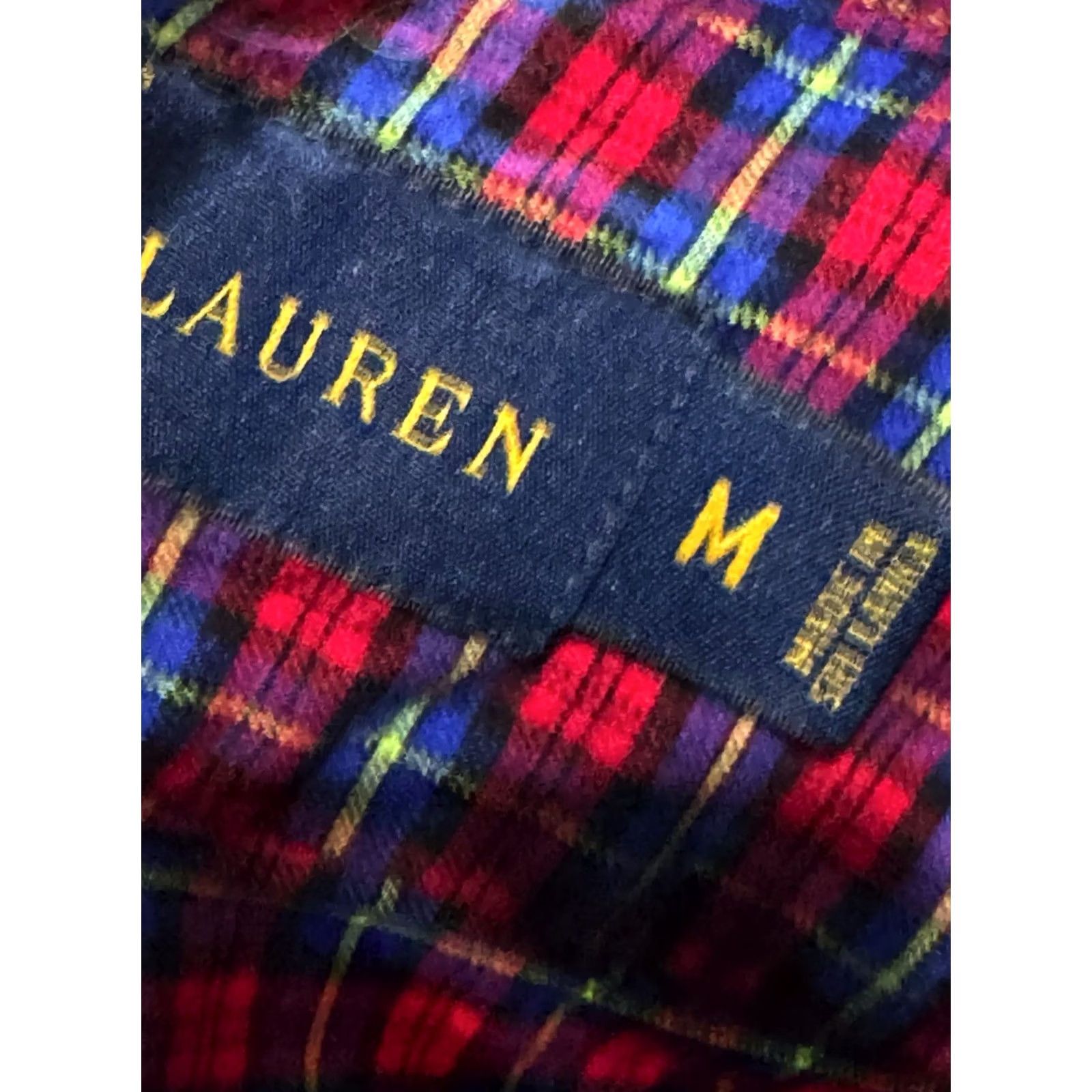 Ralph Lauren Ralph Lauren Plaid LONG SLEEVE SHIRT Men Medium M Multicolor 15.5 x 33/34 Size US M / EU 48-50 / 2 - 6 Thumbnail