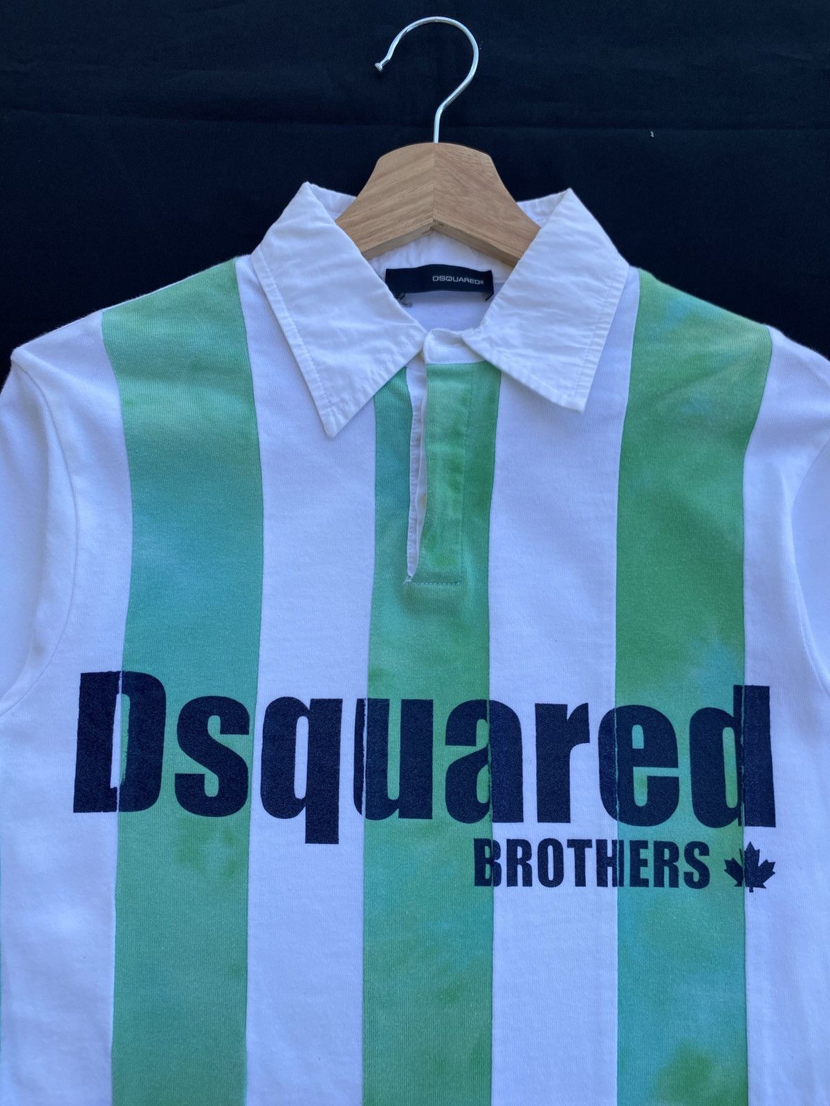 Dsquared2 Rare Dsquared Stripes Longsleeve Polo Shirt Size US S / EU 44-46 / 1 - 9 Thumbnail