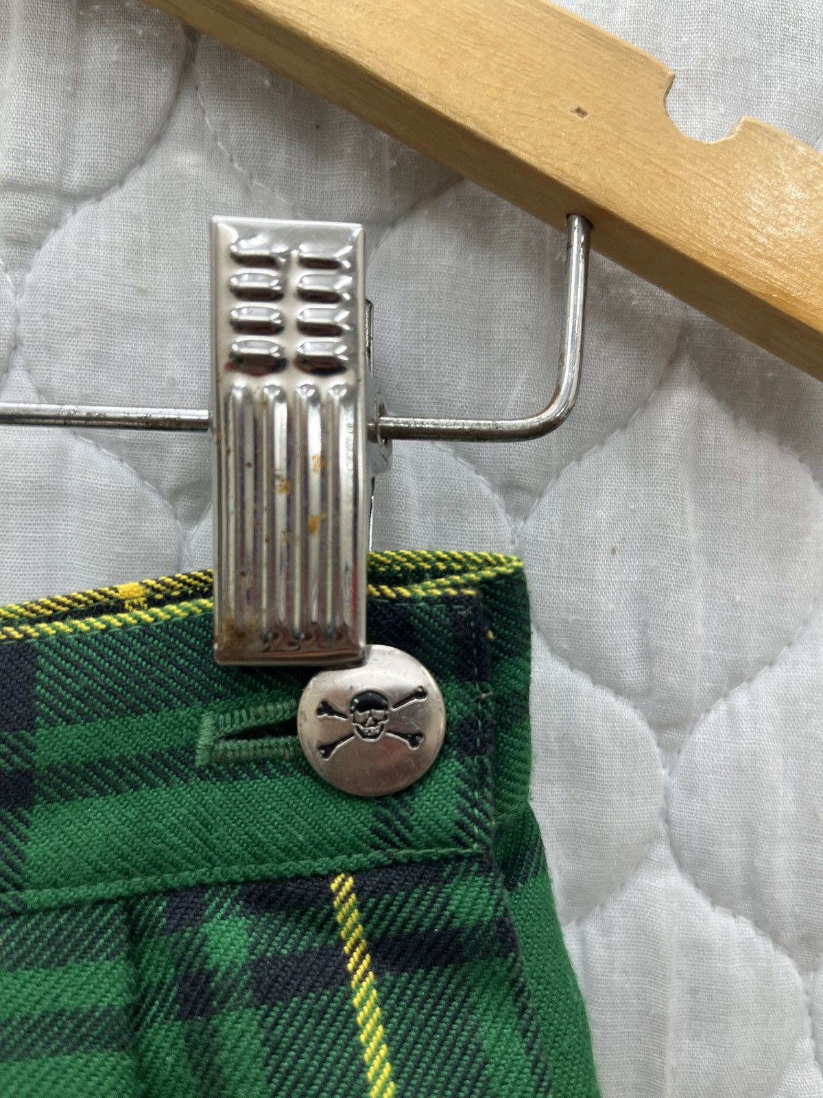 Seditionaries 🔥🔥🔥ARCHIVE SUPER LOVERS ROCK GREEN TARTAN PUNK SKIRTS Size 25" / US 0 / IT 36 - 5 Thumbnail