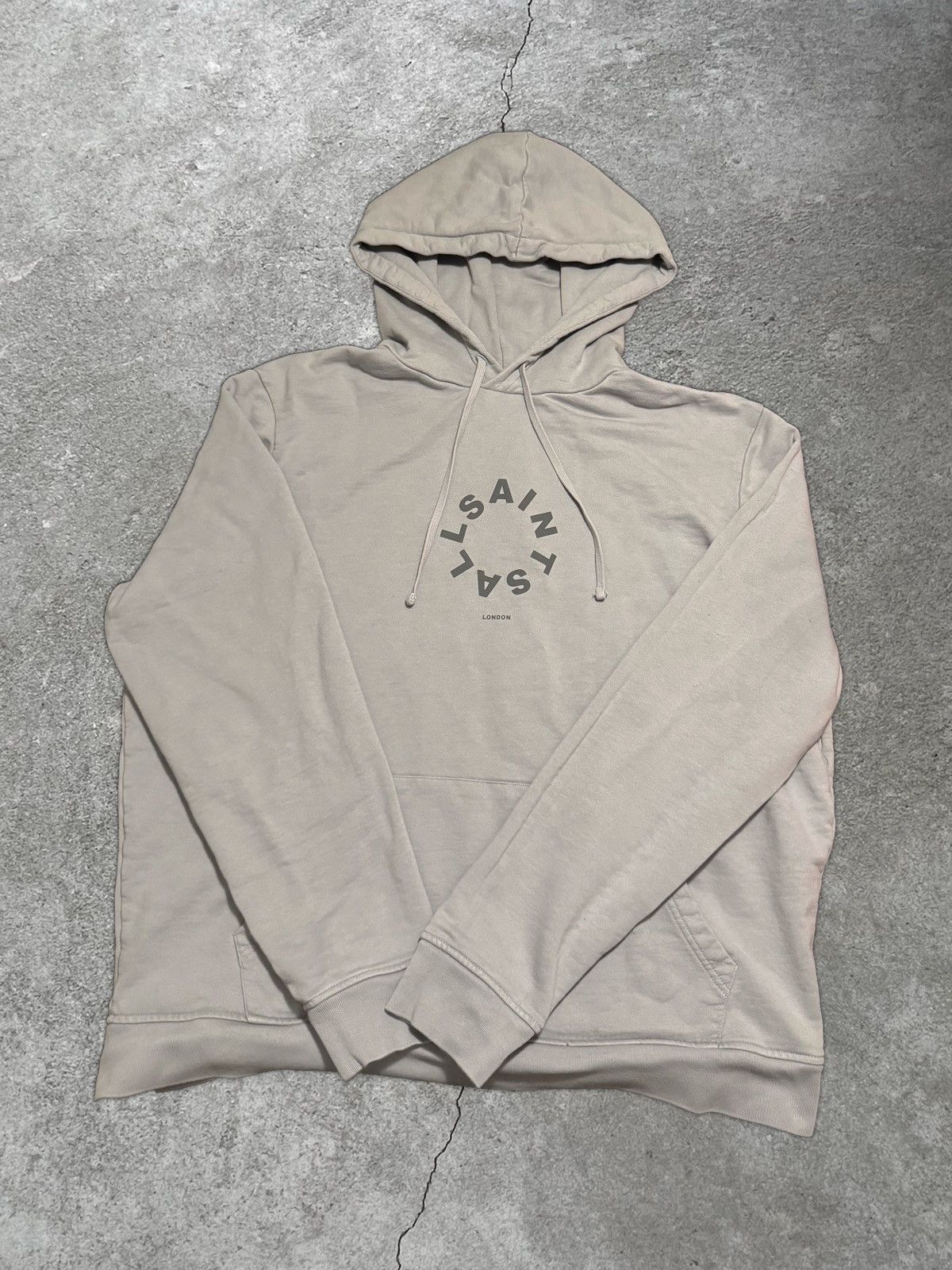 Allsaints AllSaints Light Blue Hoodie Size US L / EU 52-54 / 3 - 1 Thumbnail