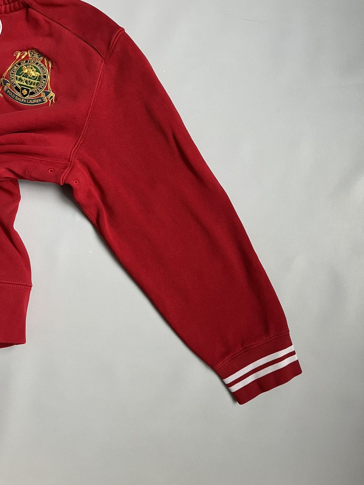 Polo Ralph Lauren Vintage 90s Polo Ralph Lauren 3 Men Red Pocket Hoodie Size US XL / EU 56 / 4 - 8 Thumbnail