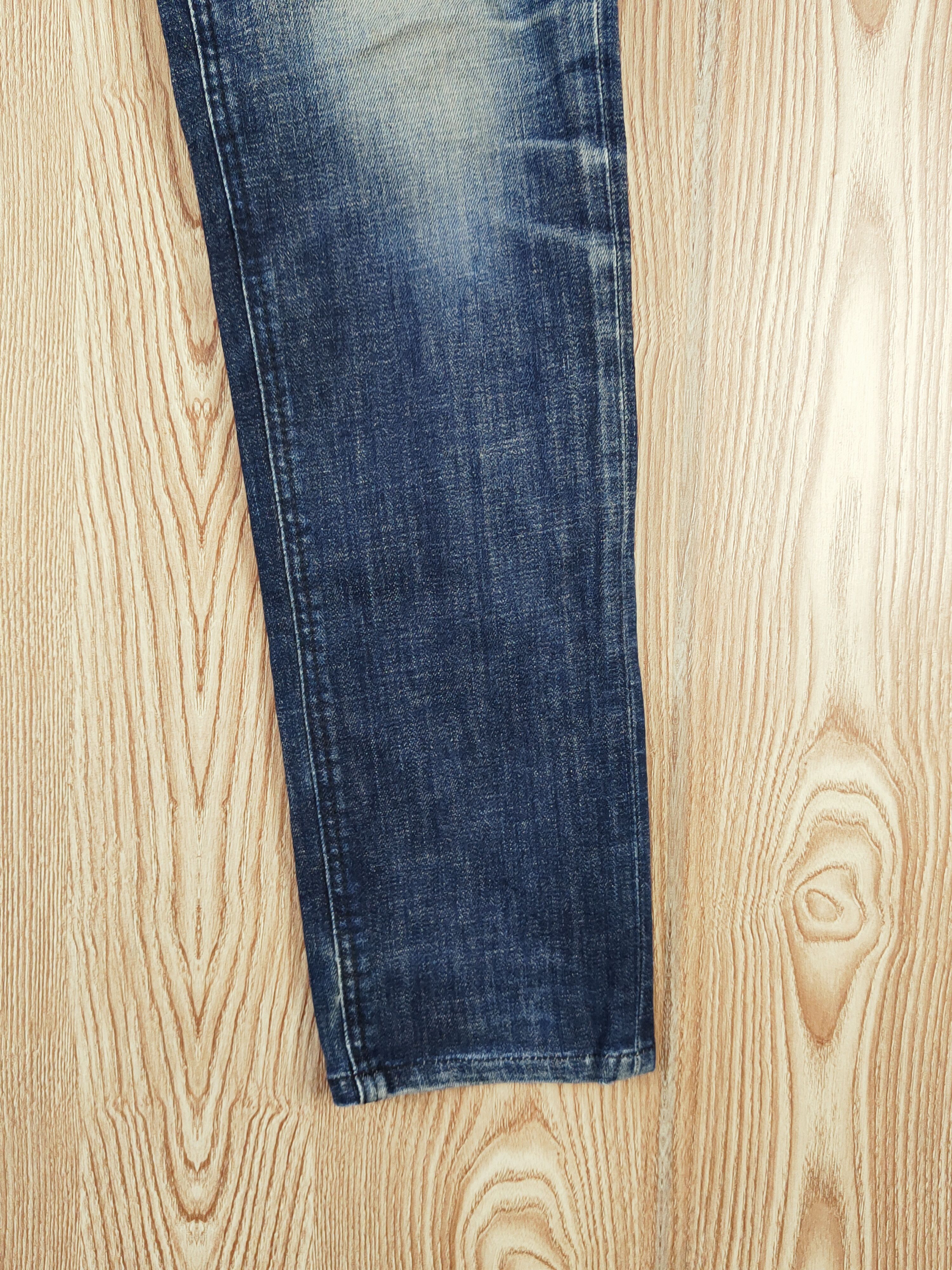 Edwin Edwin Dark Blue Distressed Ripped Jeans #W796 Size US 29 - 6 Thumbnail