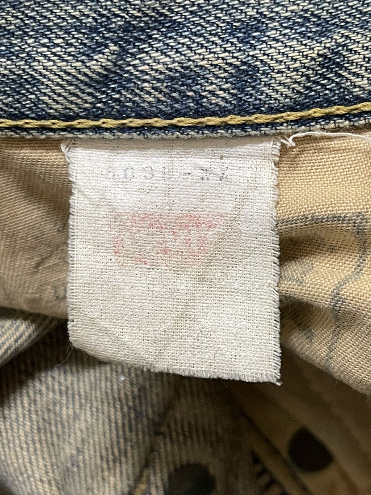 Levi's Vintage 80s Levis 503B Selvedge E Mud Wash Distressed Loose Size US 28 / EU 44 - 14 Thumbnail