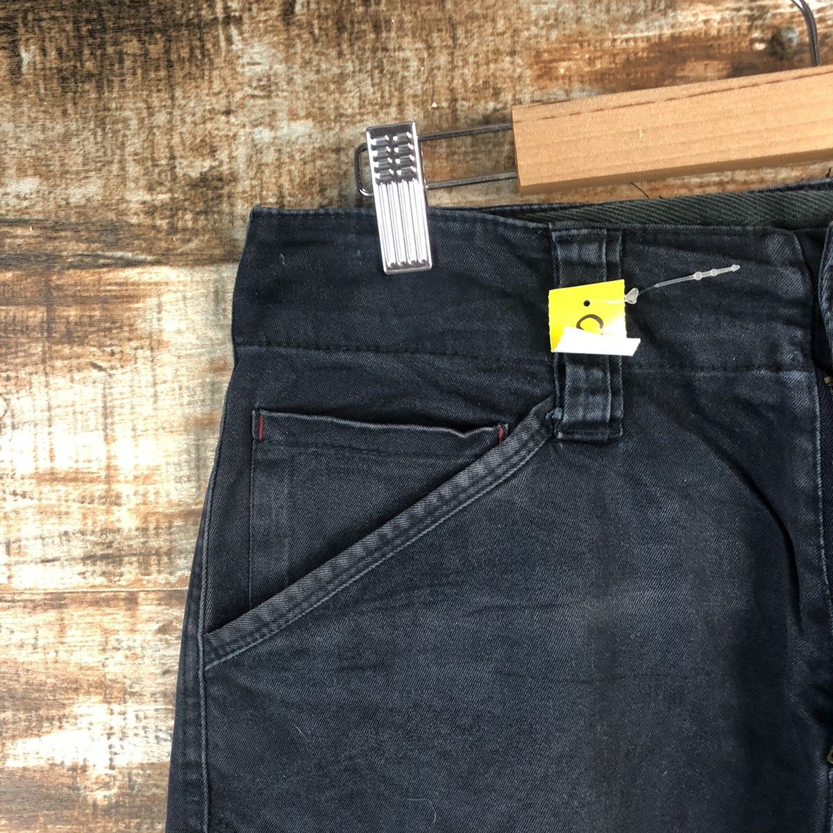 Japanese Brand DL Genba Dark Blue Cargo Multipocket Pants #C716 Size US 28 / EU 44 - 4 Thumbnail
