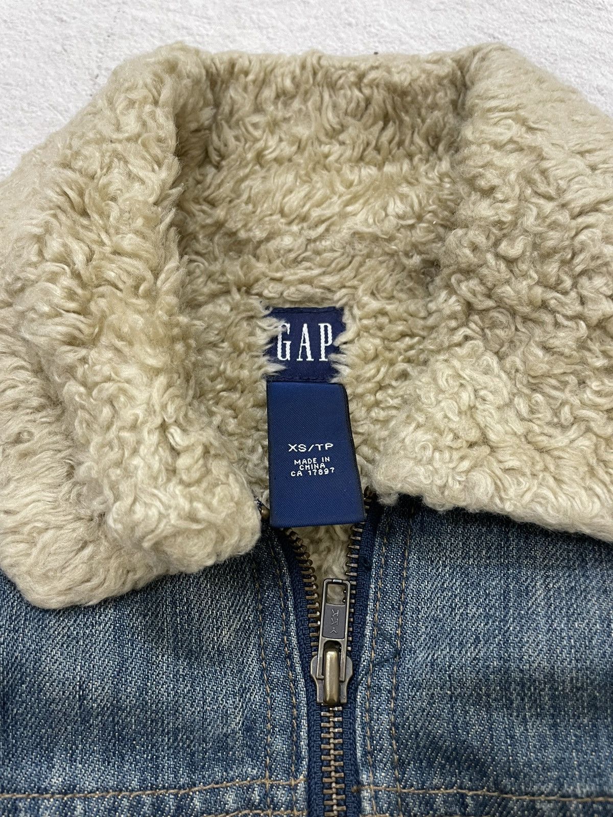Japanese Brand 2000s Japanese Denim Fur Jacket Mudwash Y2K Japan If6was9 Size US S / EU 44-46 / 1 - 4 Thumbnail