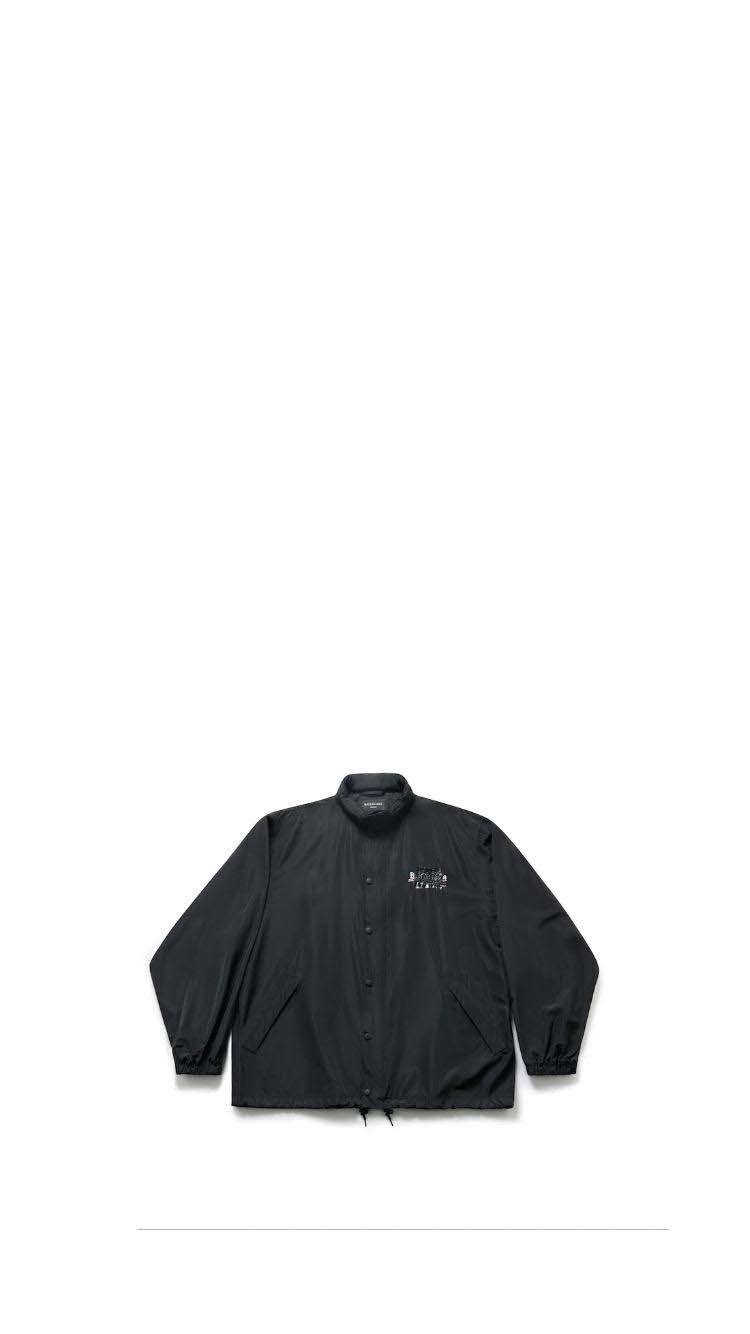 Balenciaga o1s1wg110625 Gaffer Short Windbreaker Jacket in Black Size US XL / EU 56 / 4 - 1 Preview