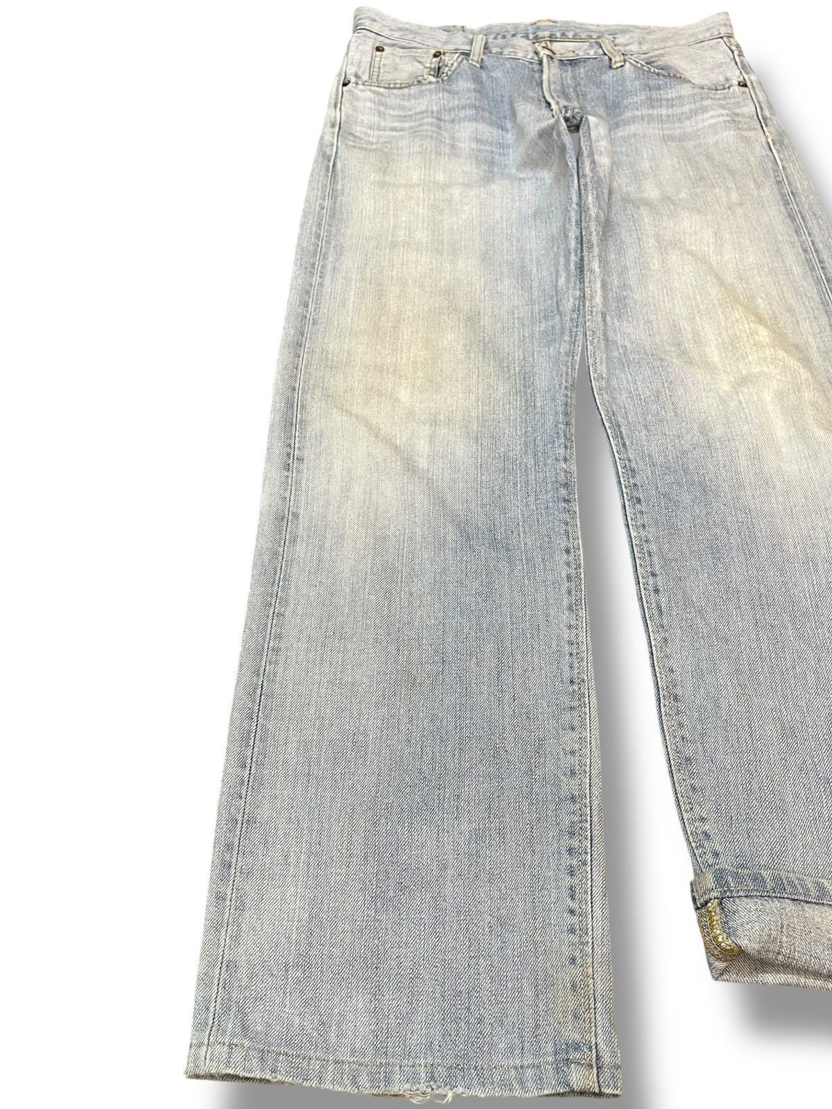 Edwin × Japanese Brand Vintage Edwin 505zx Selvedge Faded Denim Size US 32 / EU 48 - 5 Thumbnail