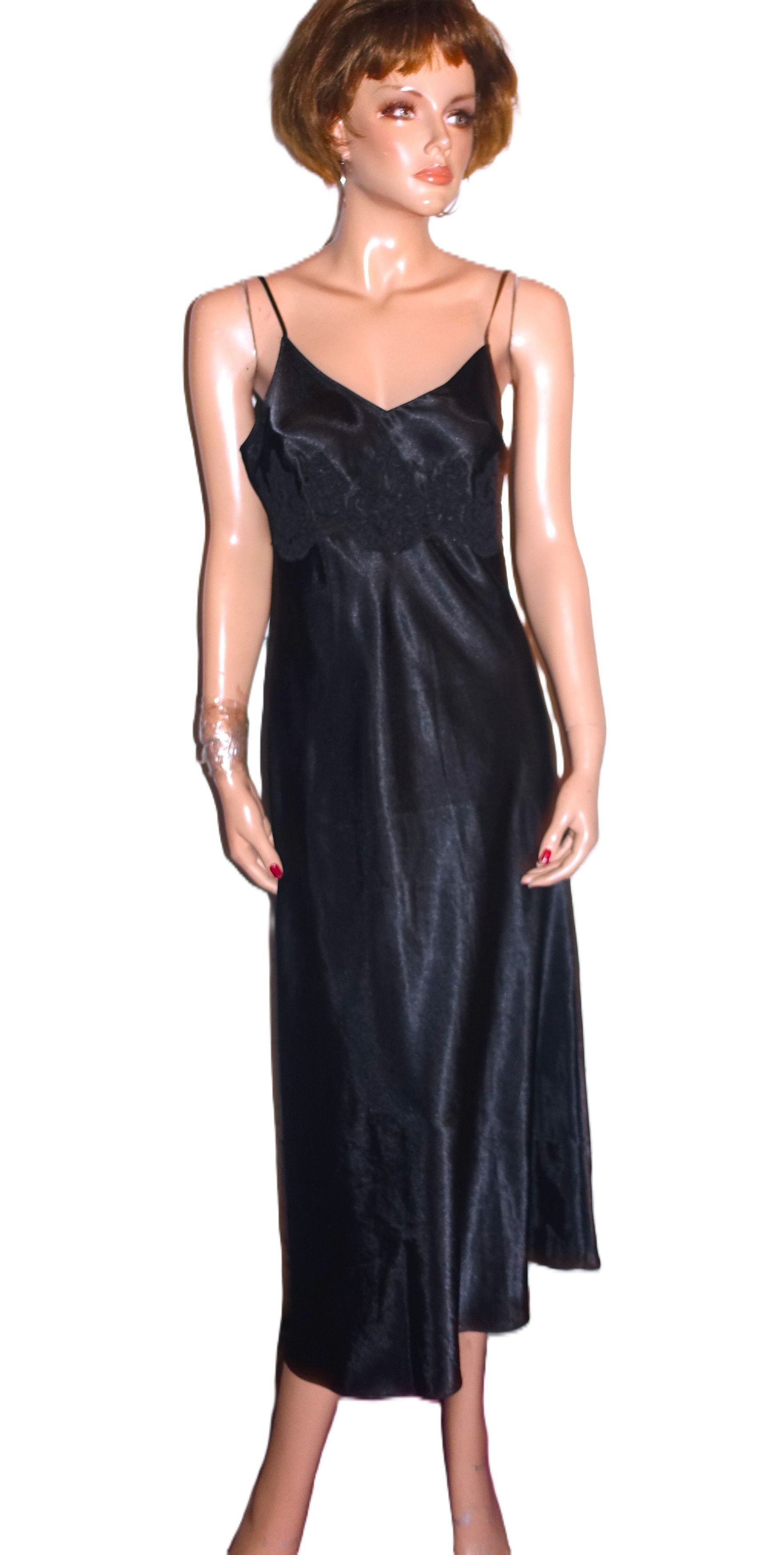 Jones New York Jones New York Black embroidered Slip Dress S Size S / US 4 / IT 40 - 2 Thumbnail