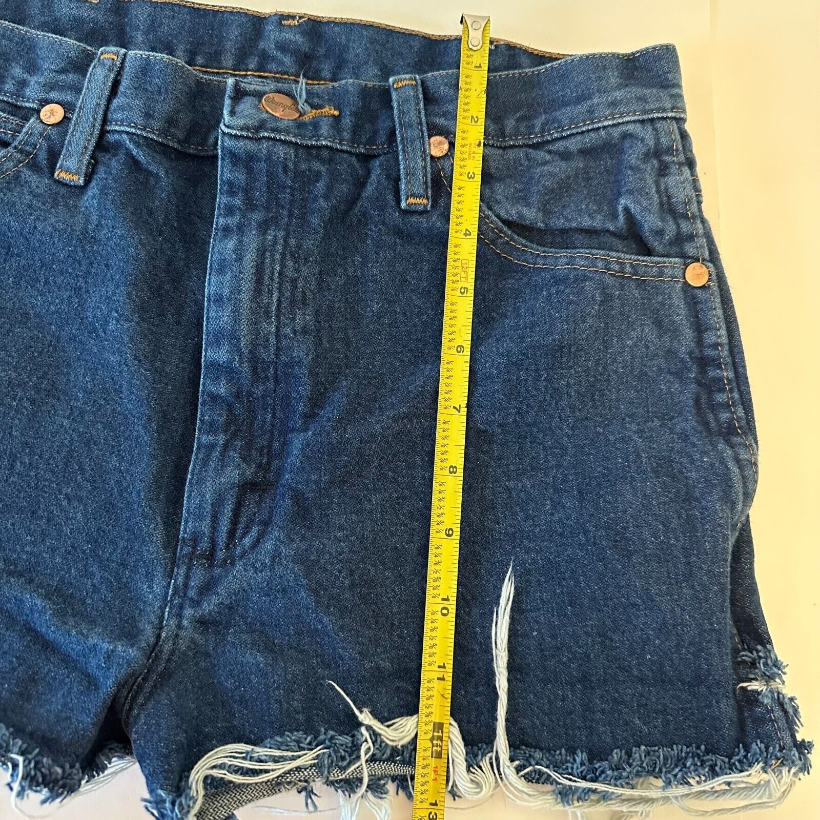 Wrangler Vintage-Wrangler Cowboy/Daisy Dukes/Cut Off's Jeans 31x1Blue Size US 31 - 5 Thumbnail