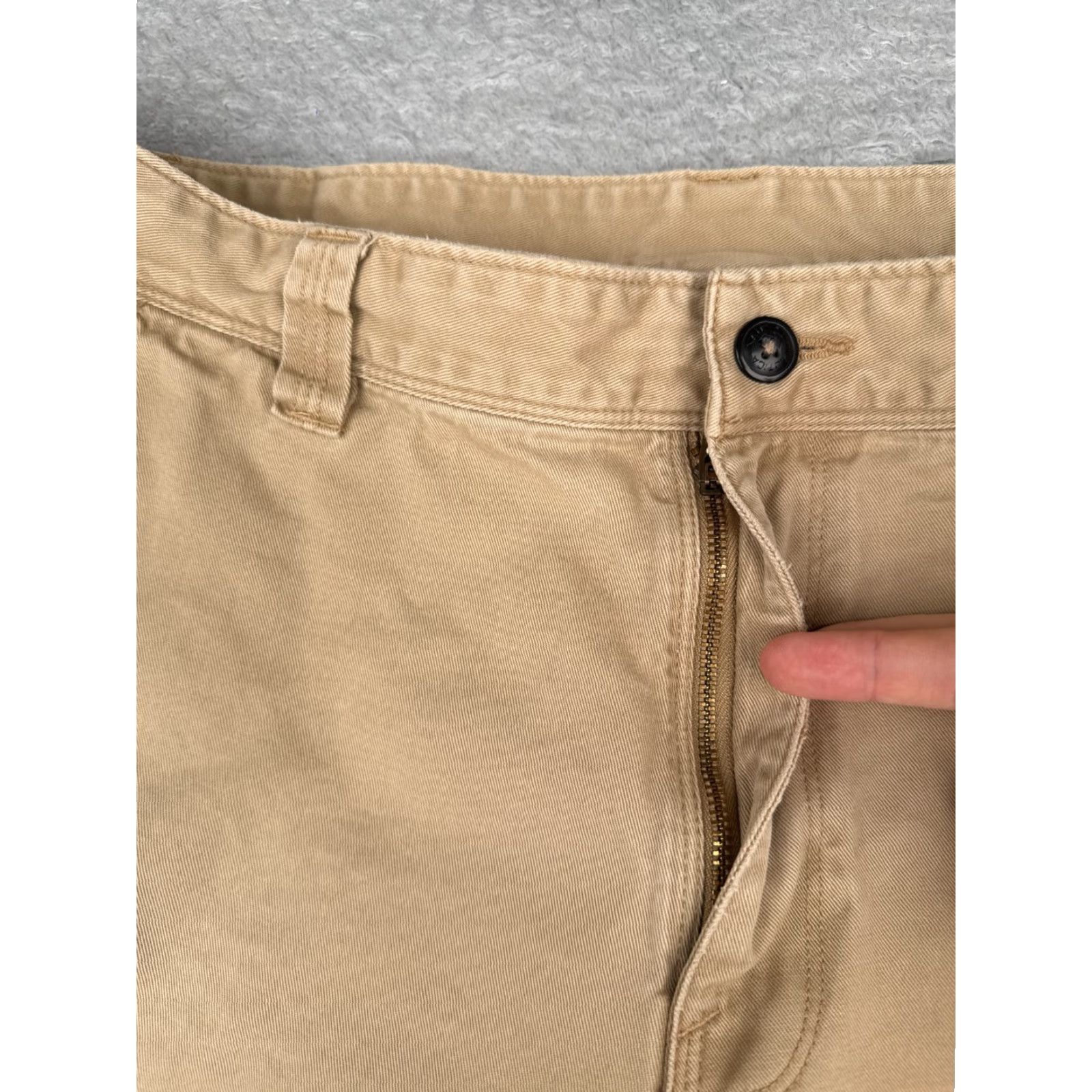 The North Face VINTAGE The North Face Shorts Men 36 Beige Chino 100% Cotton Twill Hiking Outdoor Slub Pockets Regular Mid 10-12 in Beige Mens Size US 36 / EU 52 - 6 Thumbnail