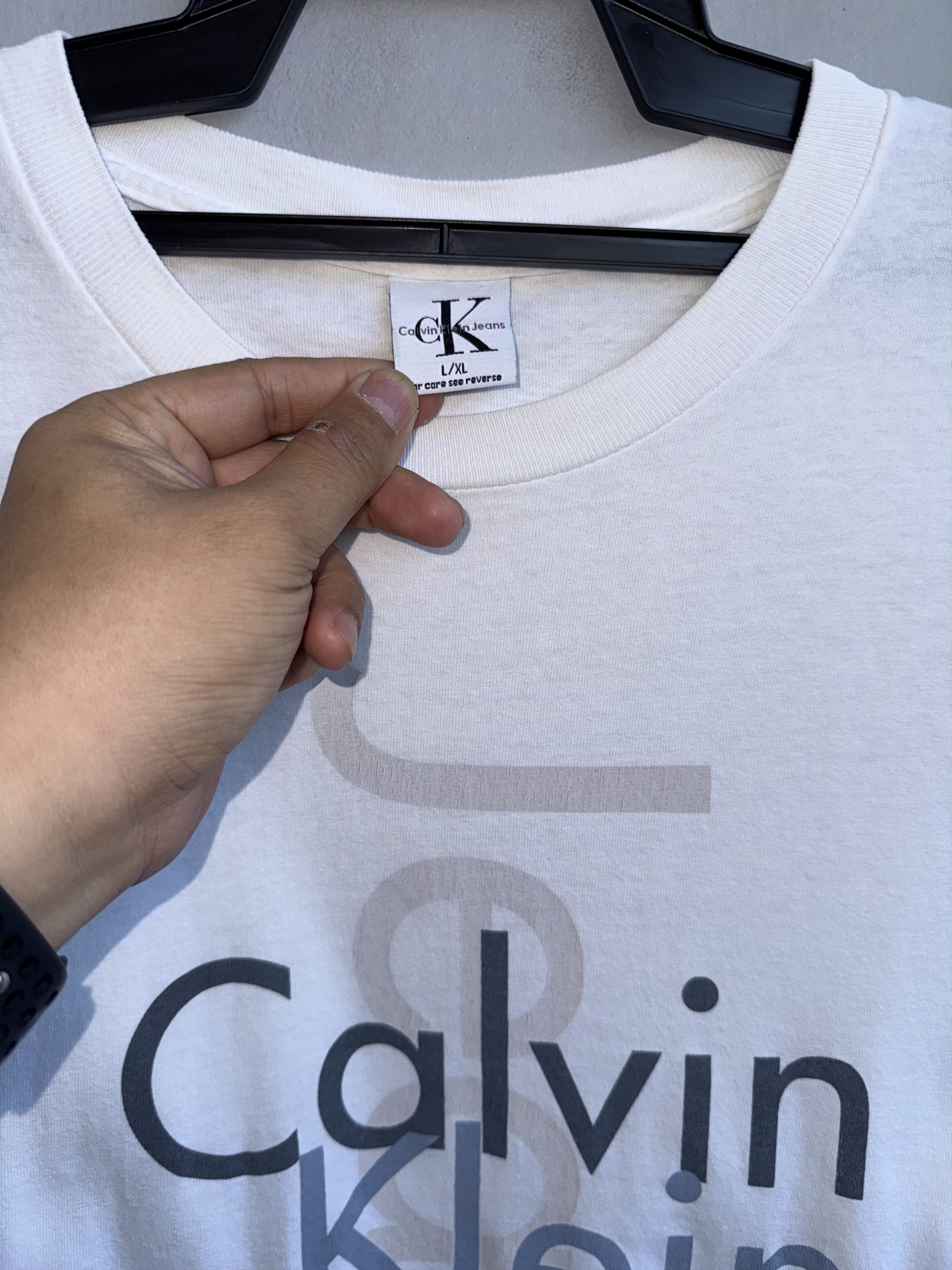 Calvin Klein × Vintage Calvin Klein Jeans Vintage Shirt Size US L / EU 52-54 / 3 - 2 Thumbnail