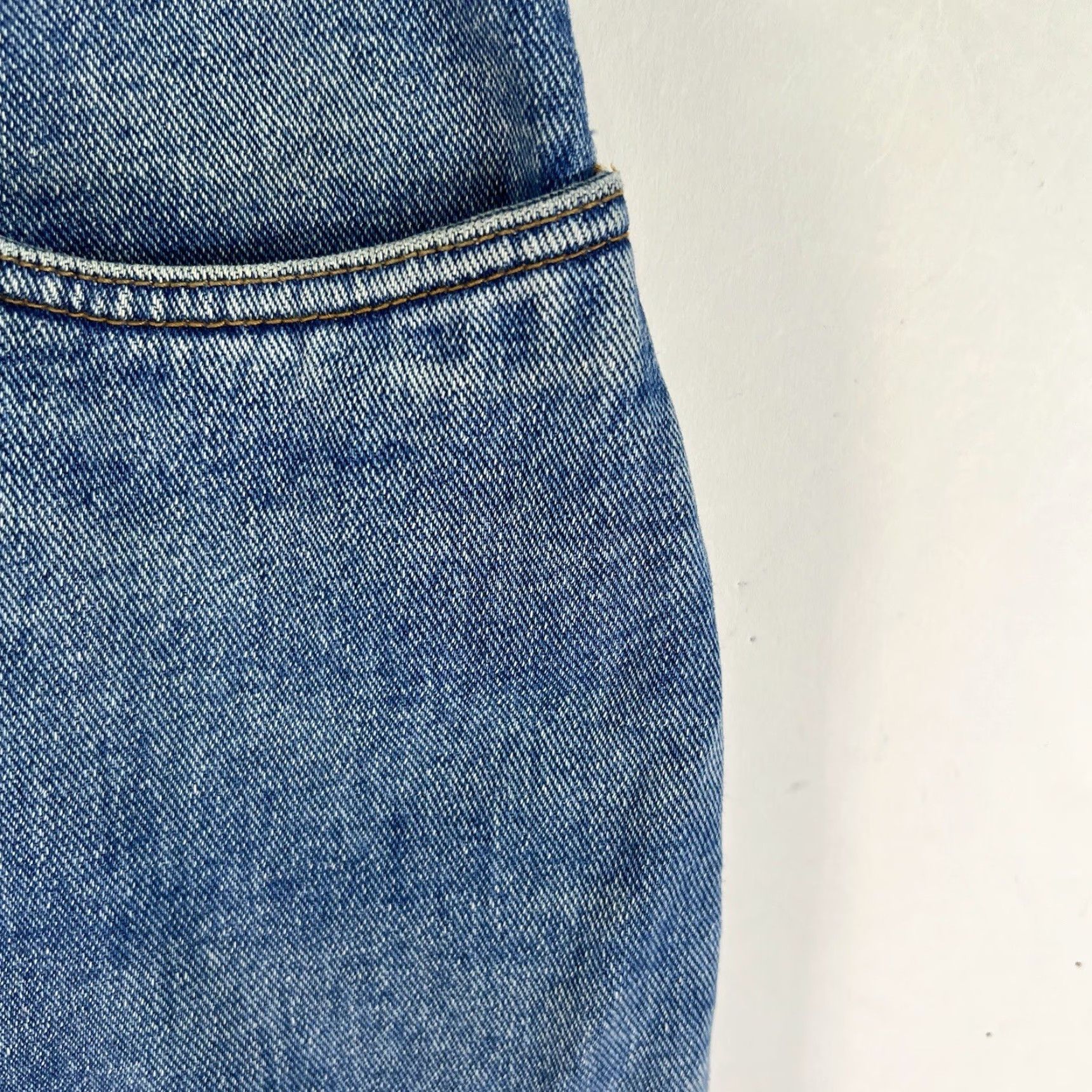 Bill Blass VINTAGE Bill Blass Denim A Line Jeans Skirt Women's Size 12 Blue Size 34" / US 12 / IT 48 - 2 Thumbnail