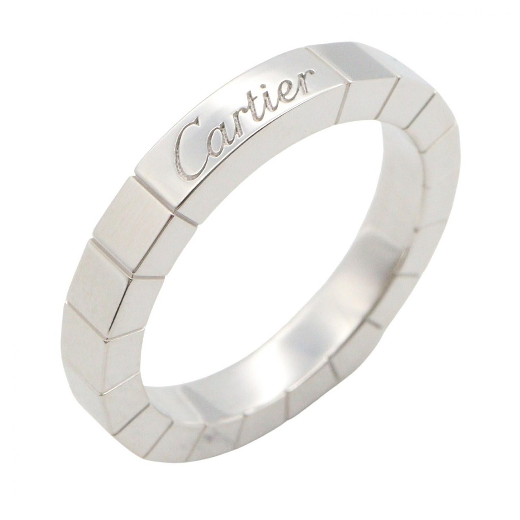 Cartier Cartier Cartier Lanieres Au750 White Gold Ring Size 8 Precious Metal Ring DUTY FREE for USA Size ONE SIZE - 1 Thumbnail