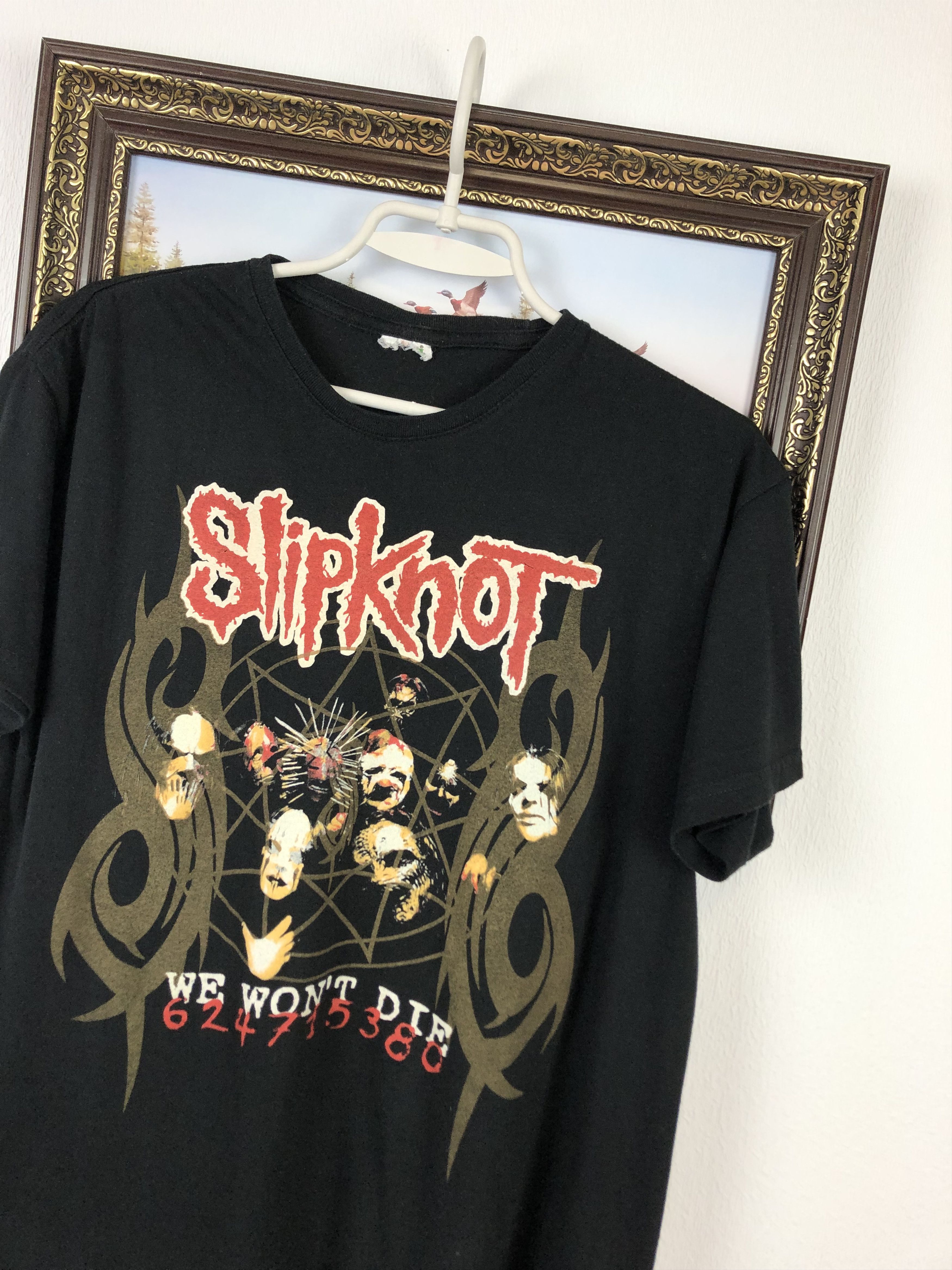 Band Tees Vintage Slipknot We Wont Die Band Tee Shirt Rare Size US S / EU 44-46 / 1 - 4 Thumbnail