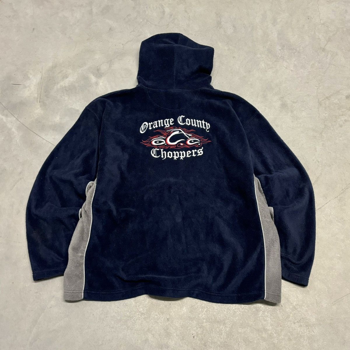 Vintage × West Coast Choppers Vintage Y2K Orange County Choppers Zip Up Hoodie Skater Size US XL / EU 56 / 4 - 1 Thumbnail