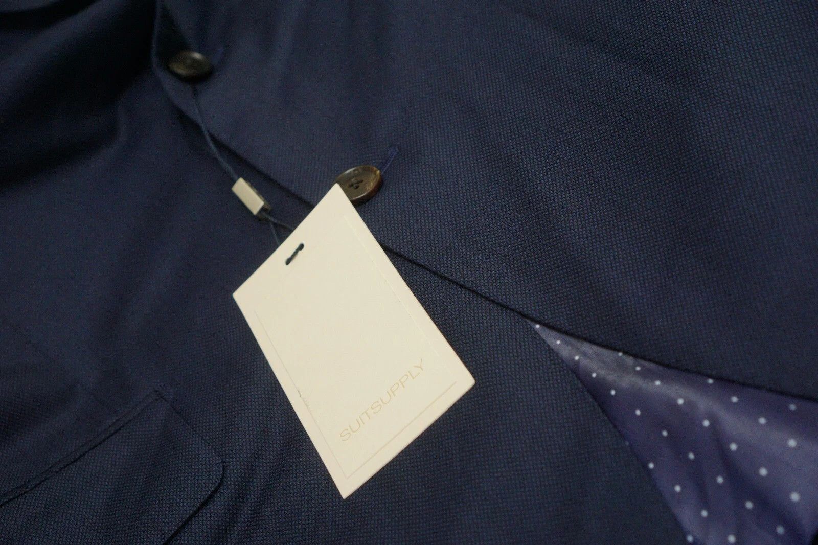 Suitsupply Men Suitsupply Suit La Spalla Blue Vitale Barberis UK/US40L Size 40L - 5 Thumbnail