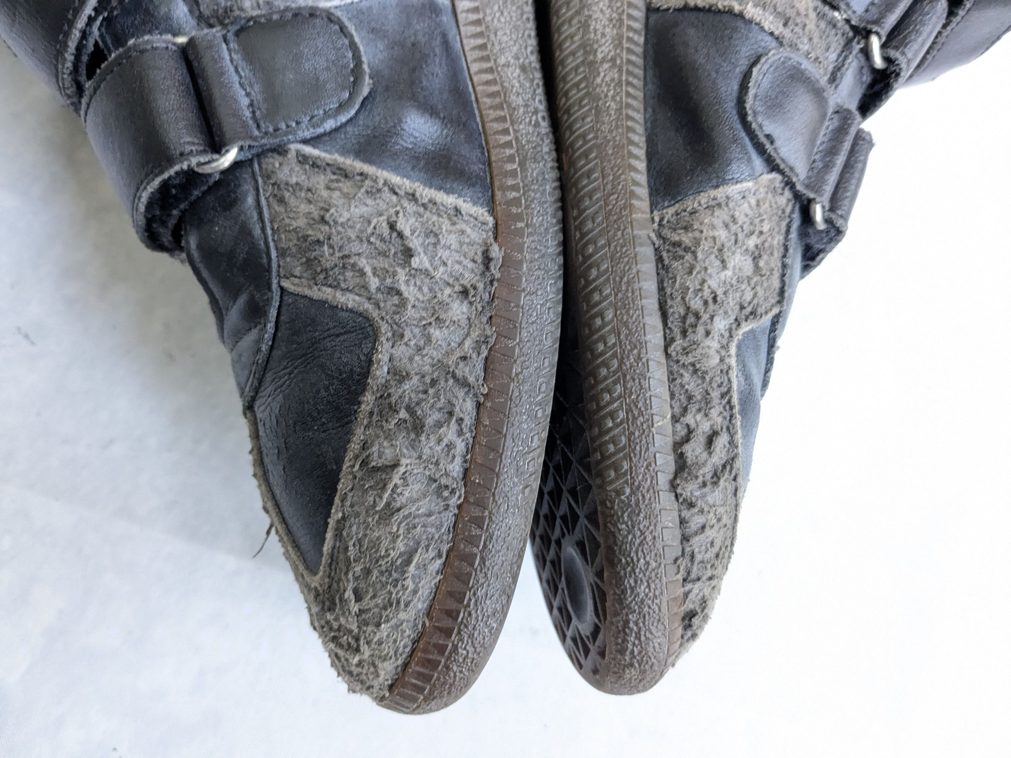 Maison Margiela Maison Margiela Triple Strap Sneakers 9 42 Black Gray High Size US 9 / EU 42 - 9 Thumbnail