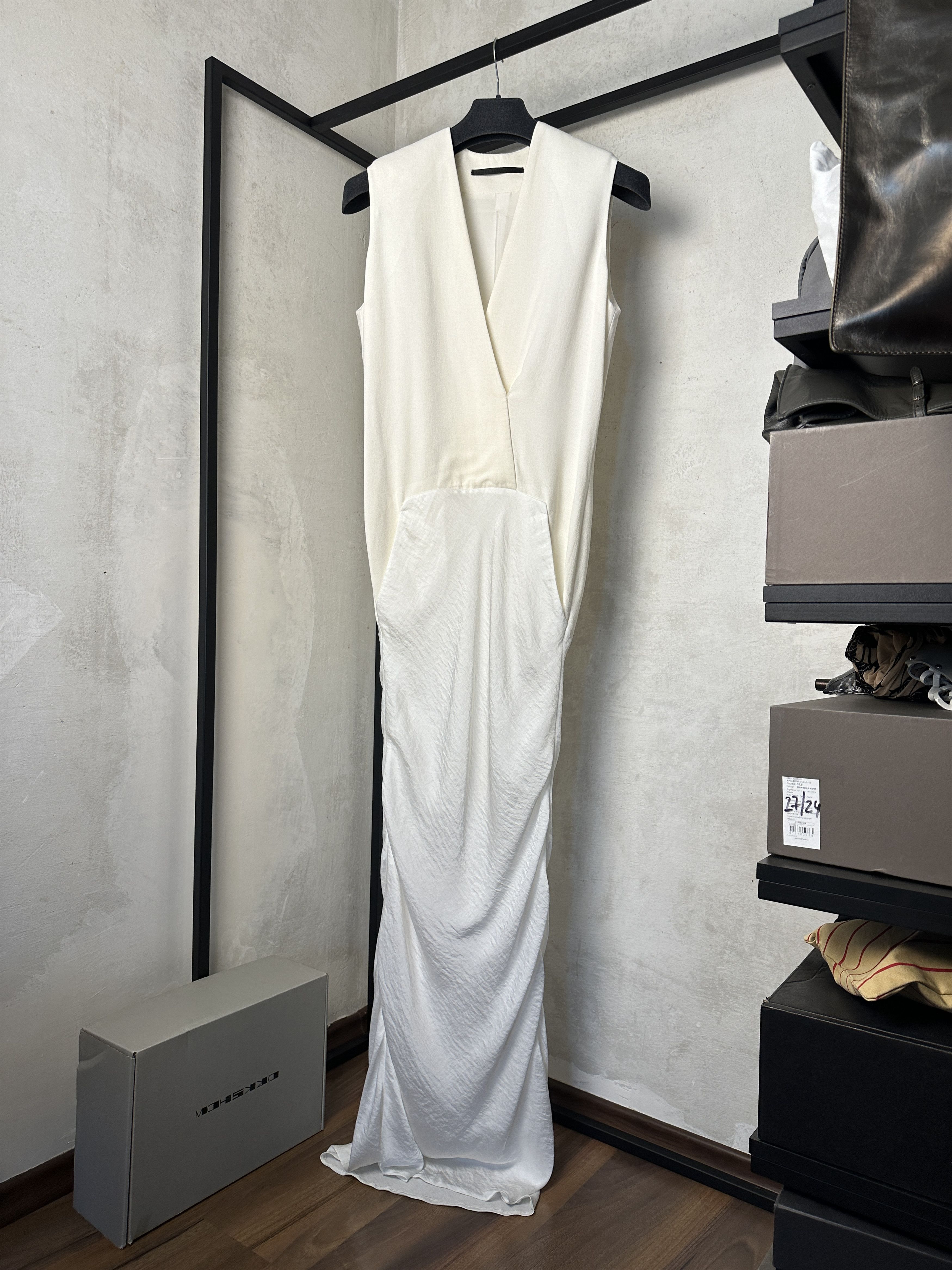 Haider Ackermann Haider Ackermann Maxi V-line Dress Size S / US 4 / IT 40 - 2 Thumbnail