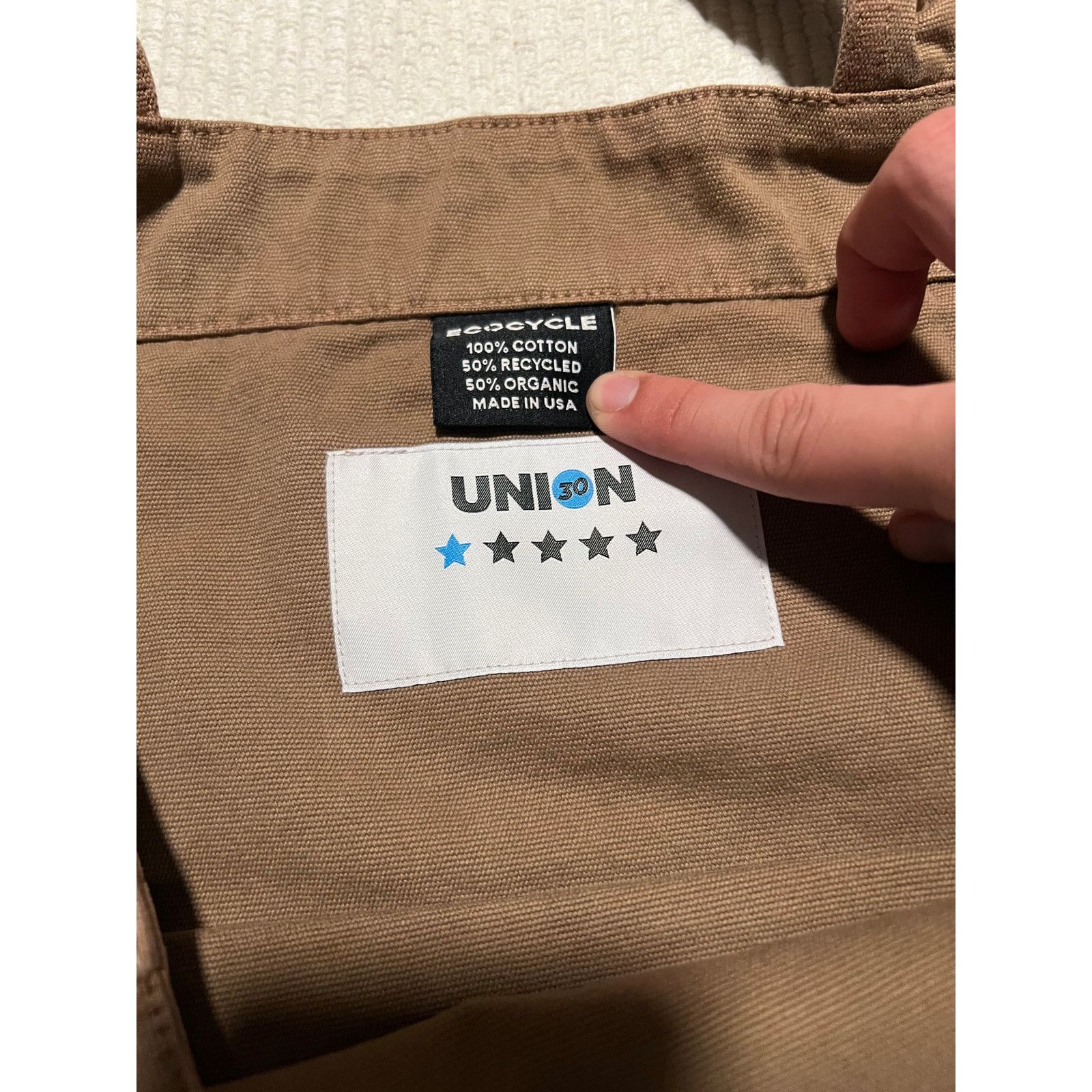 Union LA Union tote bag brown small OS Size ONE SIZE - 3 Thumbnail