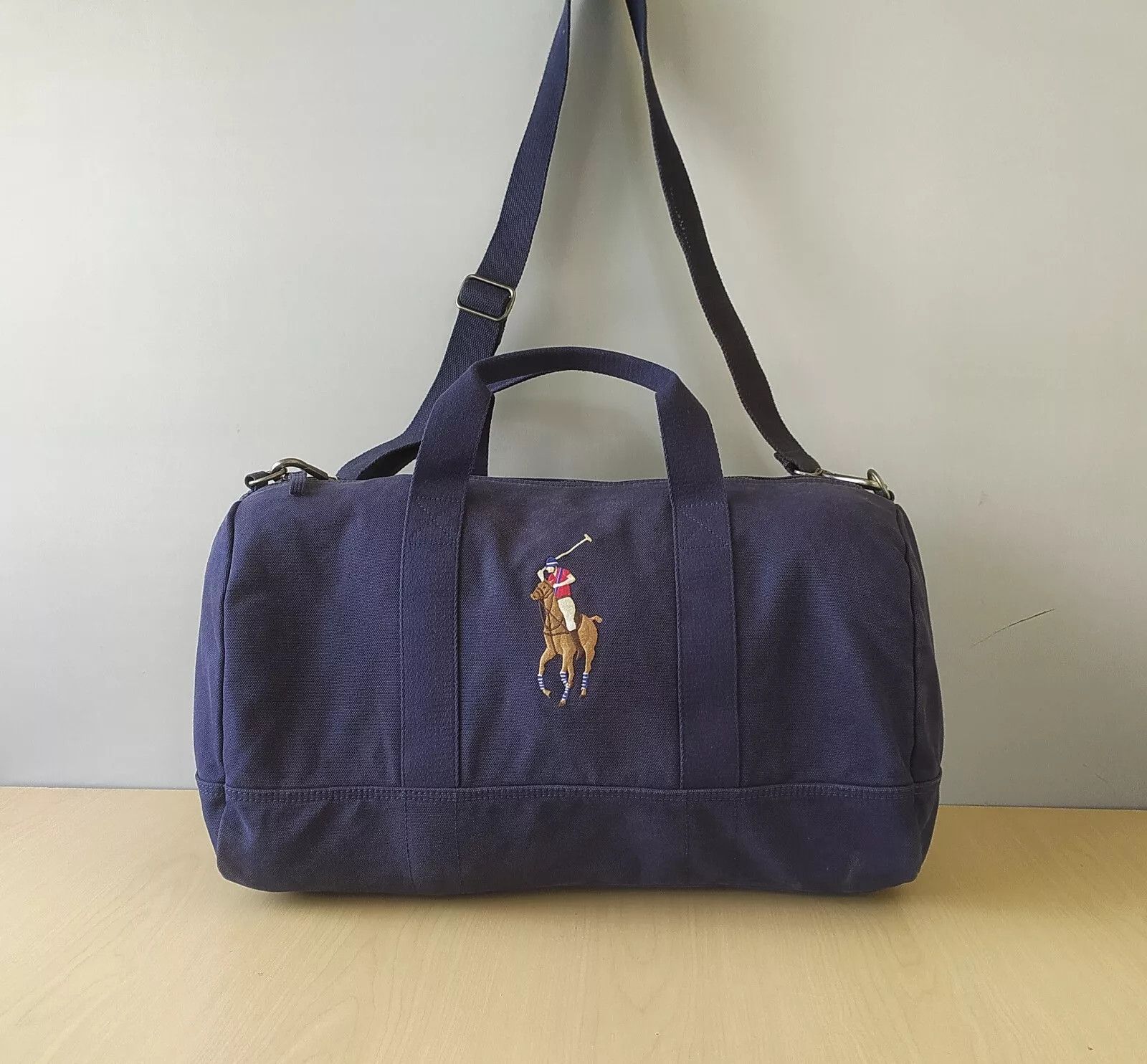 Polo Ralph Lauren Canvas Big Pony Duffel Bag IFD 8055
