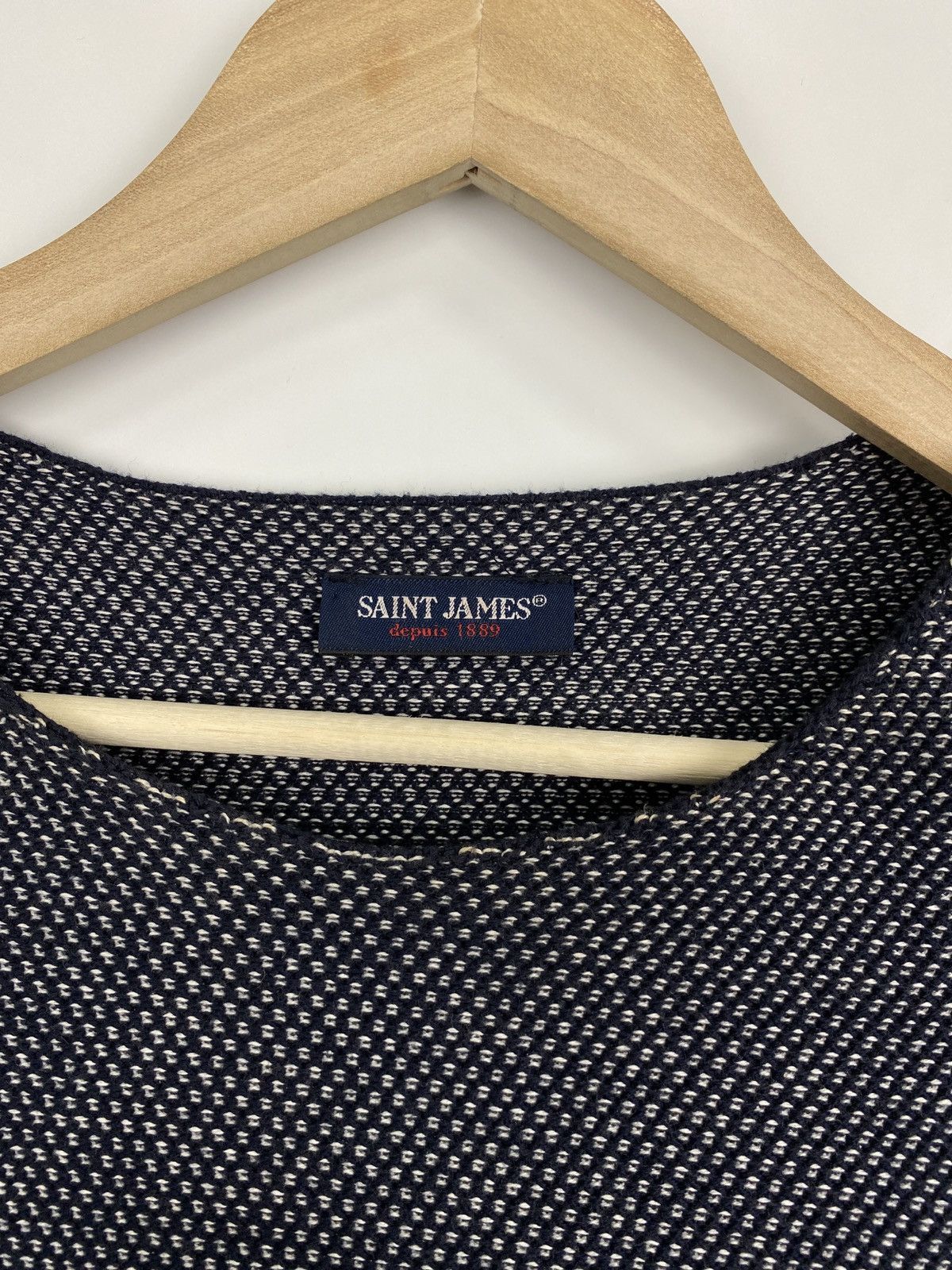 Saint James 🇫🇷 Vintage Saint James France Avant Garde Sweater Retro Rare Size L / US 10 / IT 46 - 5 Thumbnail