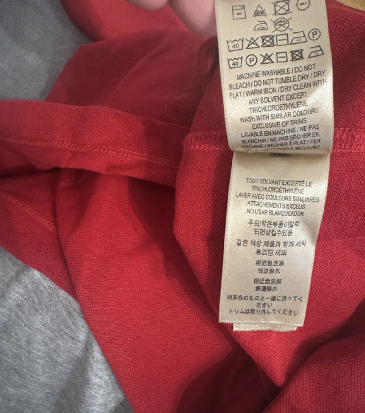 Burberry Burberry red polo shirt classic size L Size US L / EU 52-54 / 3 - 7 Thumbnail