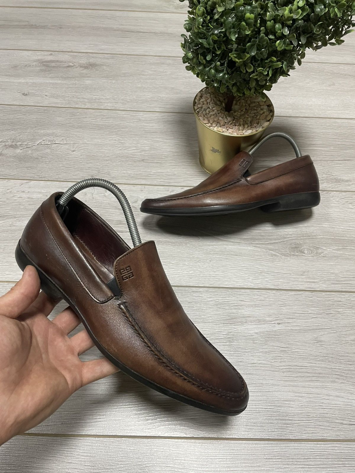 Givenchy Givenchy leather shoes loafers eb0 Size US 9 / IT 39 - 1 Thumbnail