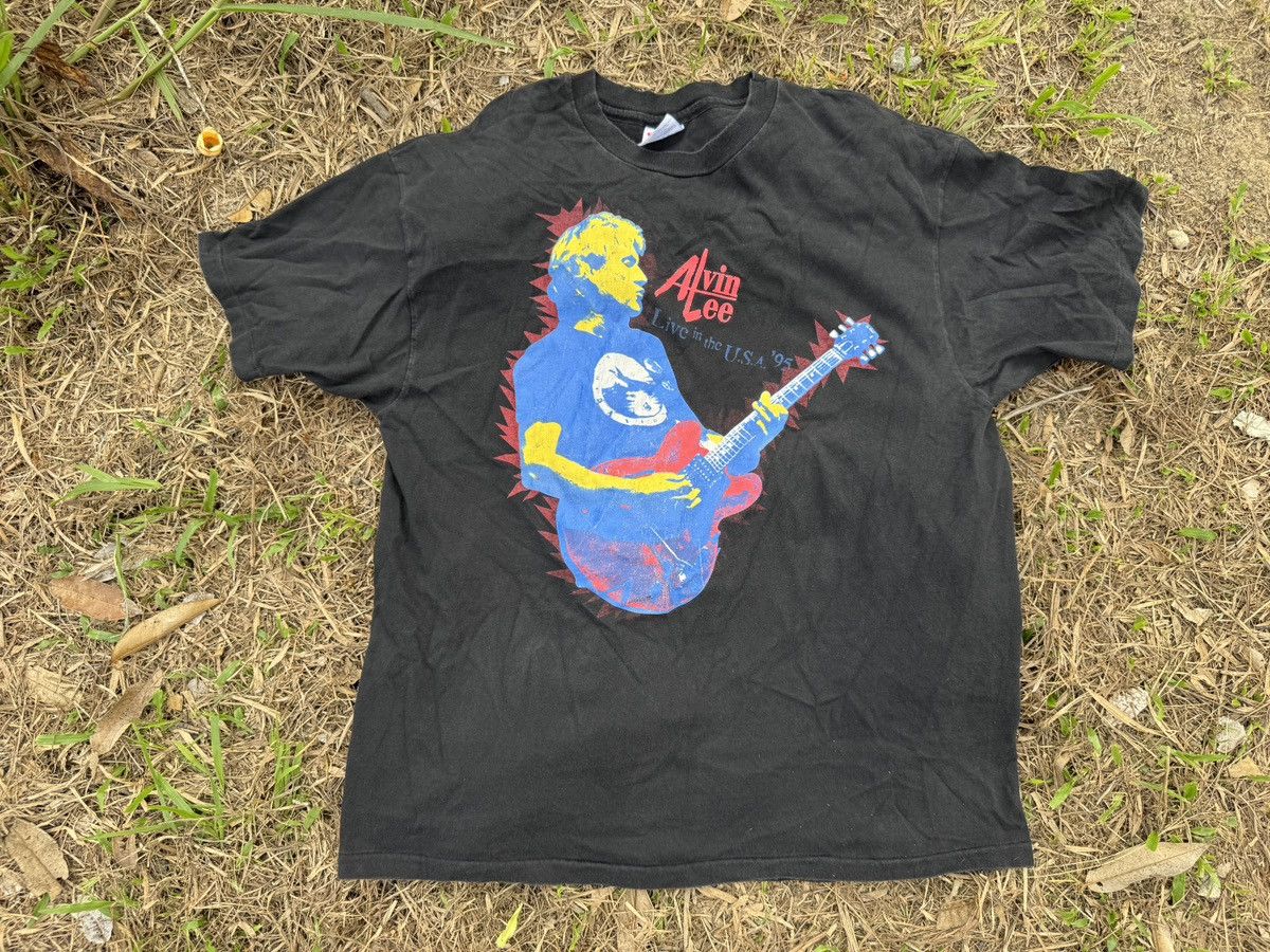 Band Tees Rare Vtg Alvin Lee Tour shirt Size US XL / EU 56 / 4 - 1 Thumbnail
