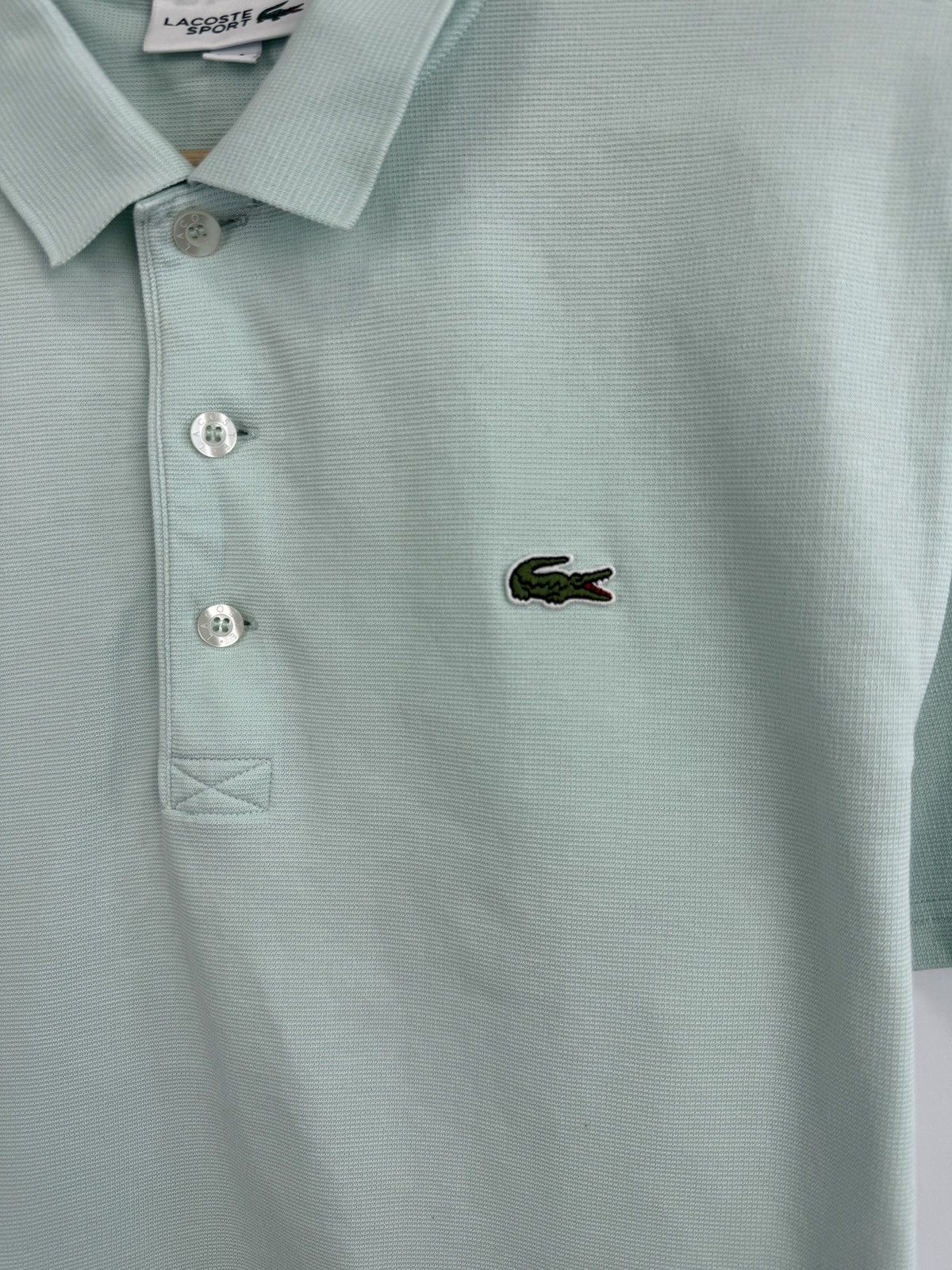 Lacoste 🇫🇷 Lacoste Sport Polo T-Shirt Slim Fit Made In France Retro Size US XL / EU 56 / 4 - 4 Thumbnail