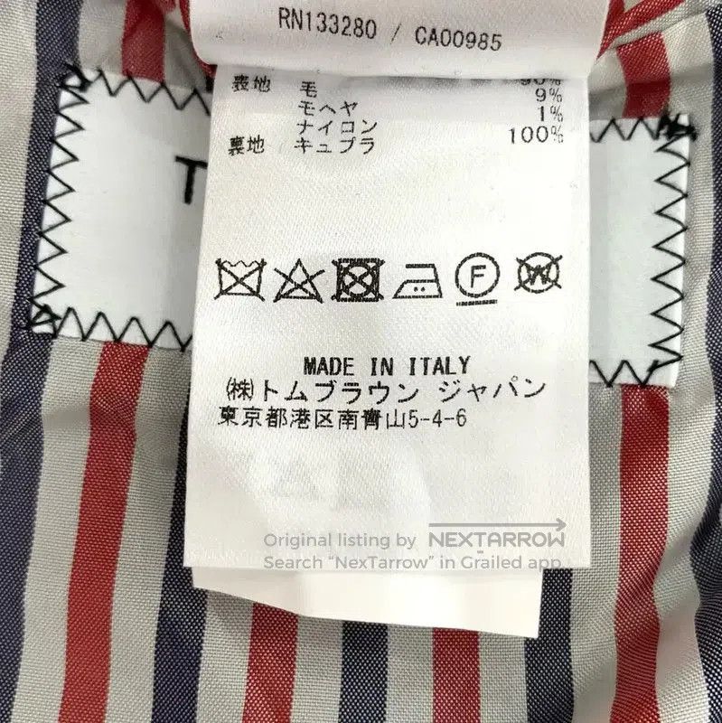 Thom Browne Thom Browne Colorblock Wool Coat for Women . Size XS / US 0-2 / IT 36-38 - 9 Thumbnail