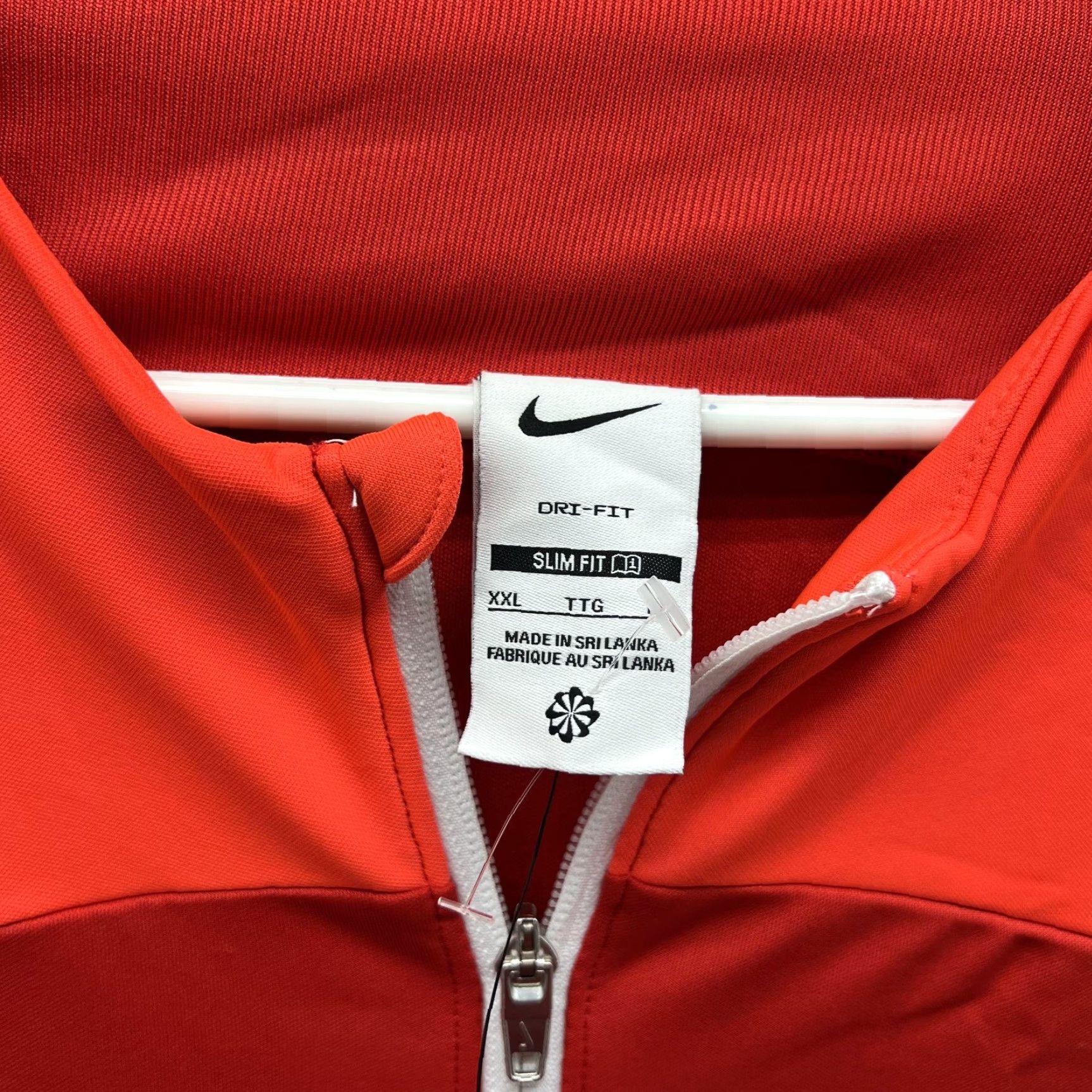 Nike Nike Track Jacket Mens 2XL Red Dri-FIT Slim Soccer Training Full Zip DH9234-657 Size US XXL / EU 58 / 5 - 4 Thumbnail