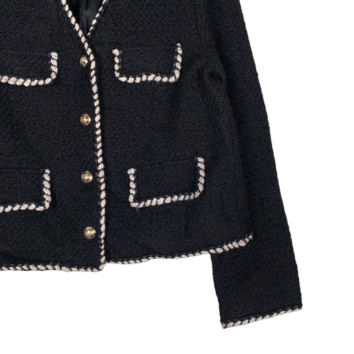 Japanese Brand Japanese Brand Nice Design Tweed Jacket Size M / US 6-8 / IT 42-44 - 4 Thumbnail