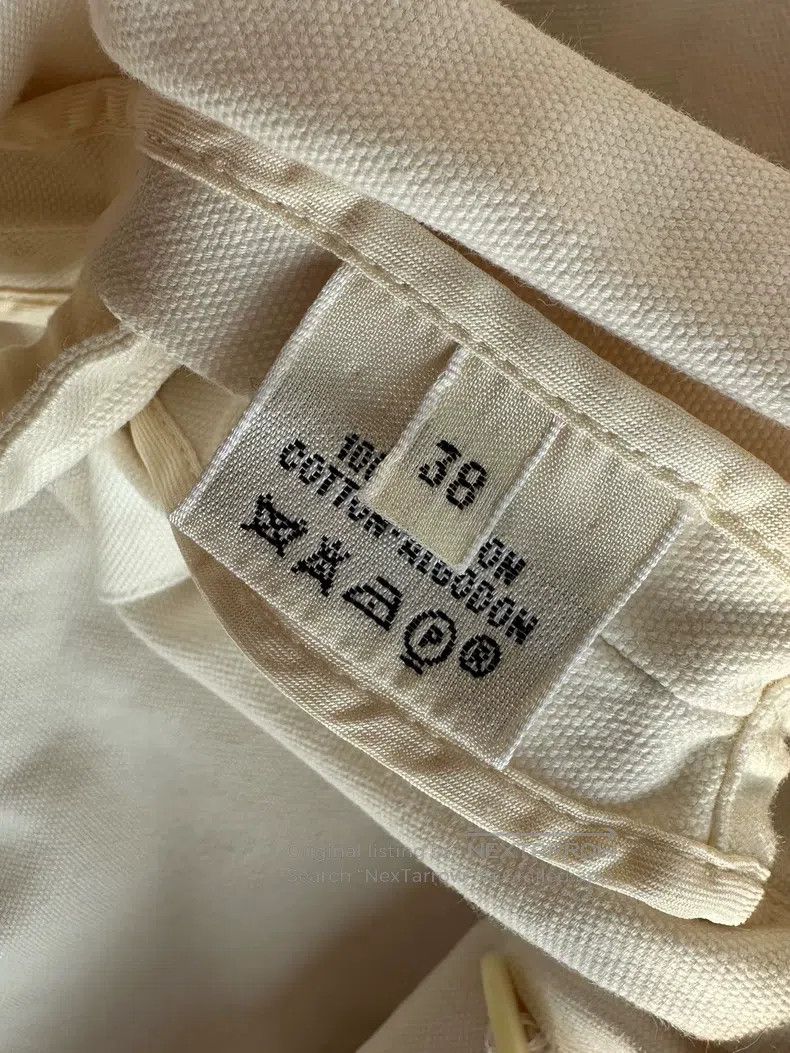 Hermes Hermes Margiela Era Cotton Detachable Collar Jacket - Whit Size XS / US 0-2 / IT 36-38 - 9 Thumbnail