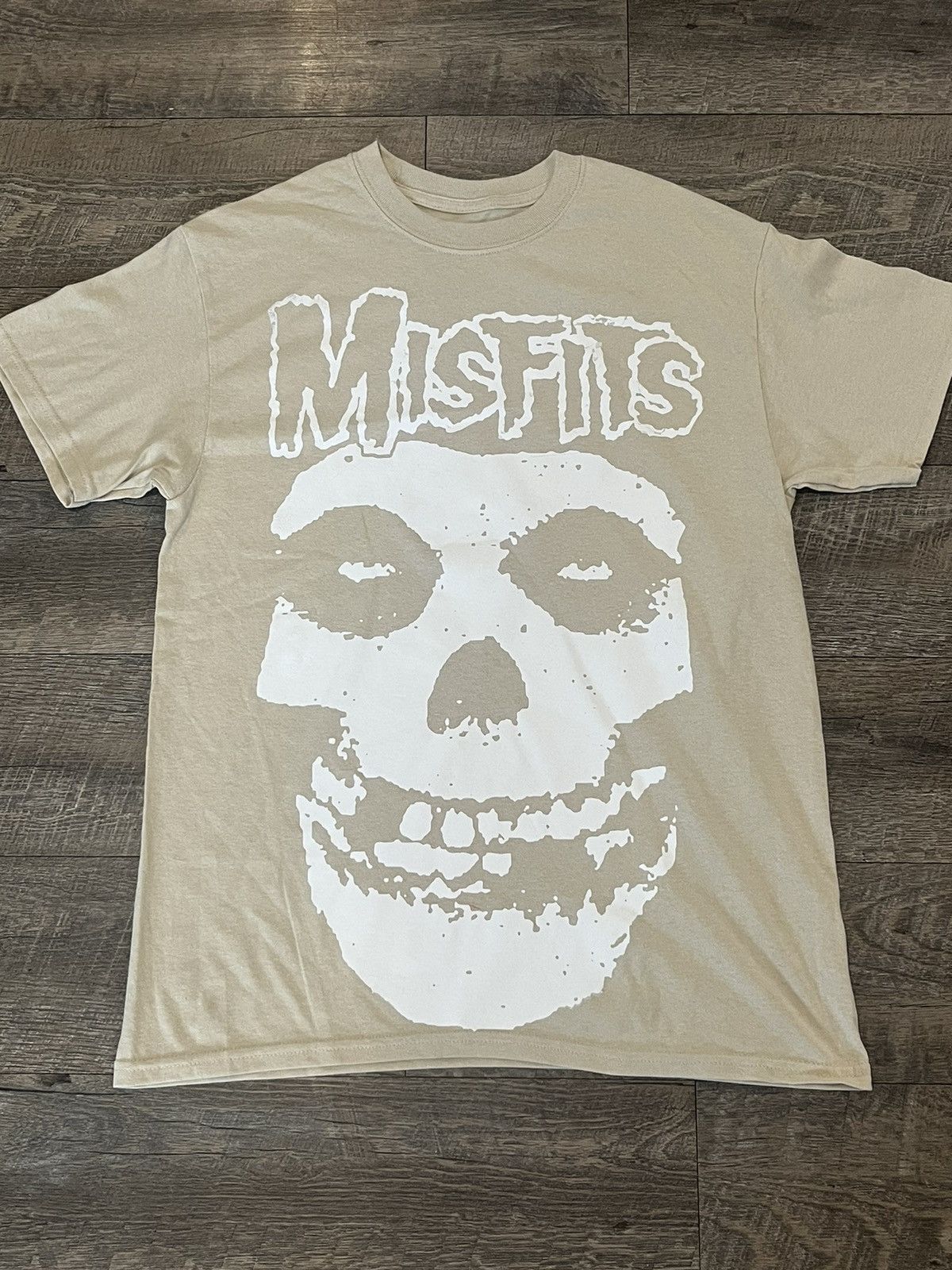 Misfits Misfits Beige Band Tee Shirt Size Medium Grailed
