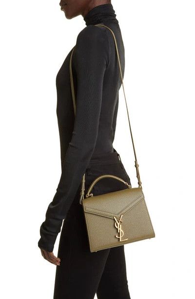 Saint Laurent Paris o1b1hav110824 Size: OS / Mini Top Handle Bag in Green Kaki Size ONE SIZE - 2 Thumbnail