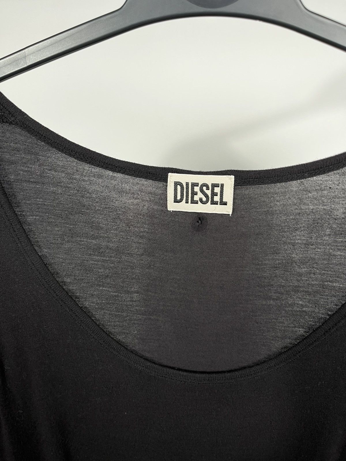 Diesel Diesel Black Long Dress Lightweight Viscose Minimal Size M Size M / US 6-8 / IT 42-44 - 3 Thumbnail